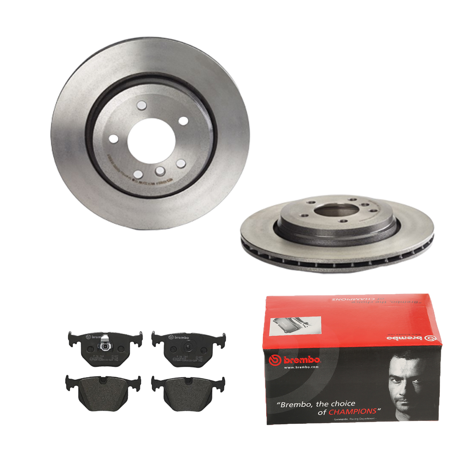 BREMBO Bremsensatz, Scheibenbremse ijdtidie70 Hinterachse Innenbelüftet 320mm 22mm für BMW LAND ROVER