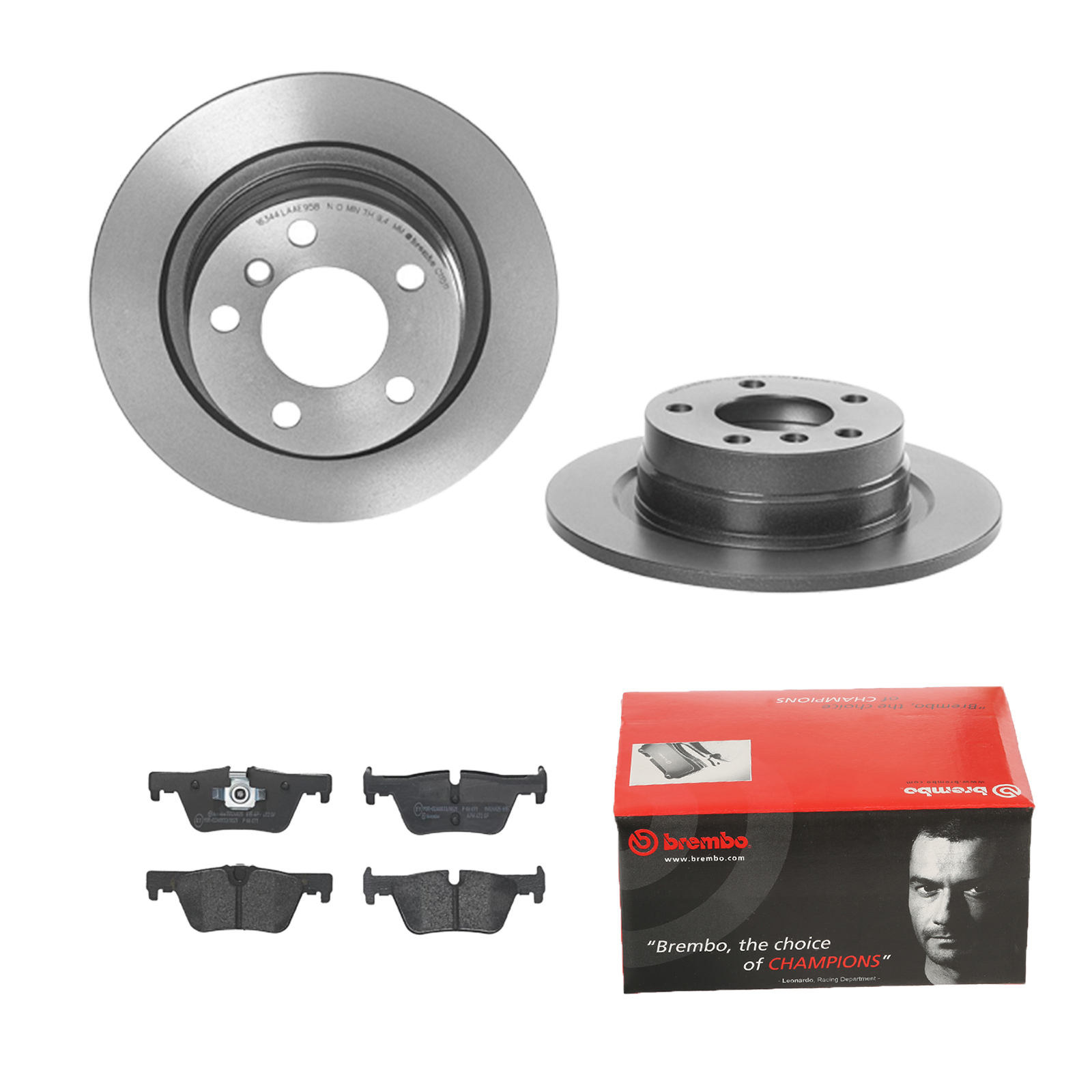 BREMBO Bremsensatz, Scheibenbremse ijdtidij70 Hinterachse Voll 290mm 11mm für BMW