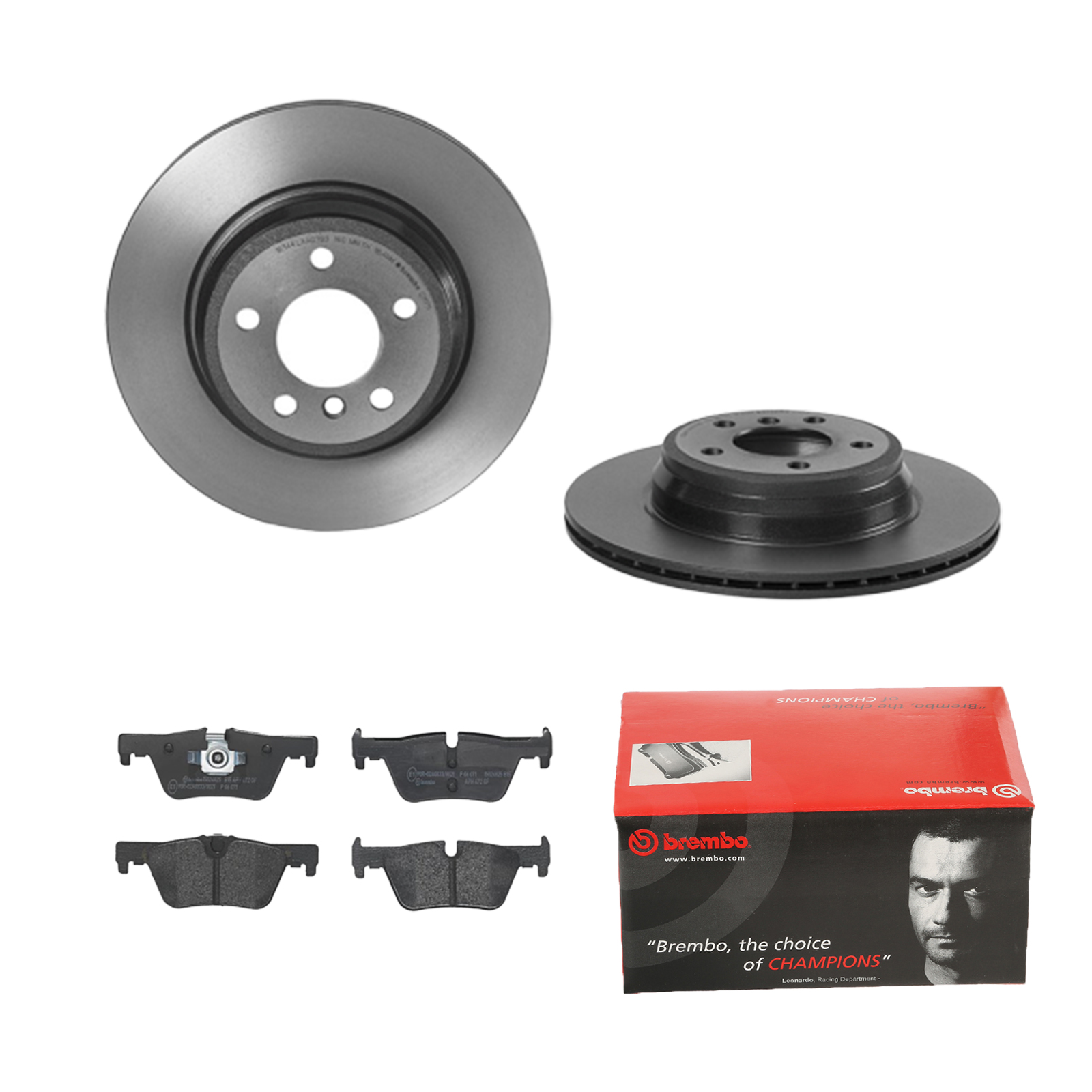 BREMBO Bremsensatz, Scheibenbremse ijdtidijj2 Hinterachse Innenbelüftet 330mm 20mm für BMW