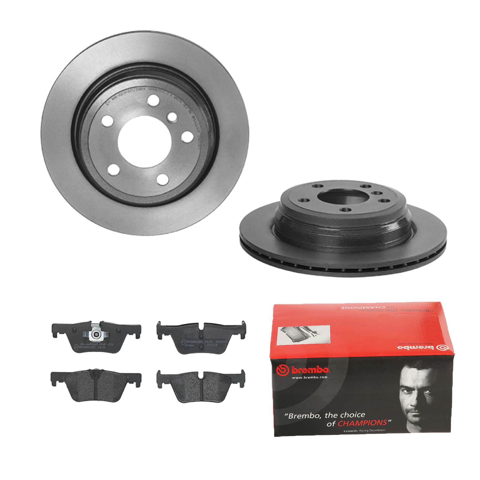 BREMBO Bremsensatz, Scheibenbremse ijdtidijp8 Hinterachse Innenbelüftet 300mm 20mm für BMW