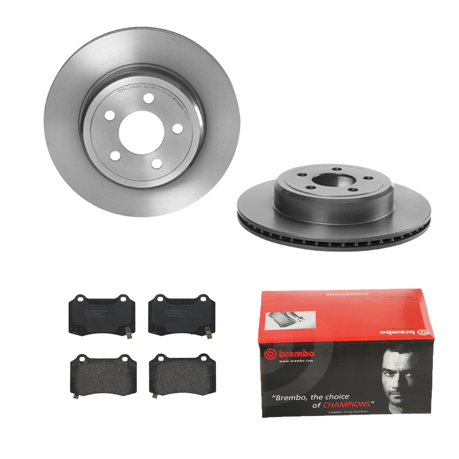 BREMBO Bremsensatz, Scheibenbremse ijdtidikp4 Hinterachse Innenbelüftet 320mm 22mm für CADILLAC CHEVROLET CHRYSLER DODGE JEEP LANCIA