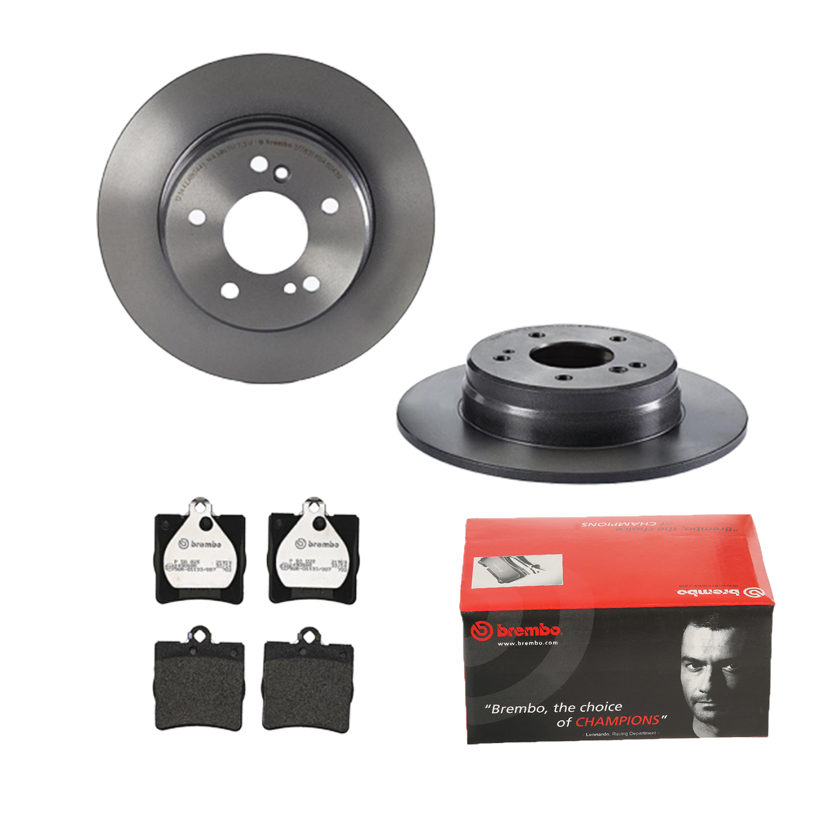 BREMBO Bremsensatz, Scheibenbremse ijdtidikv0 Hinterachse Voll 278mm 9mm für MERCEDES-BENZ CHRYSLER