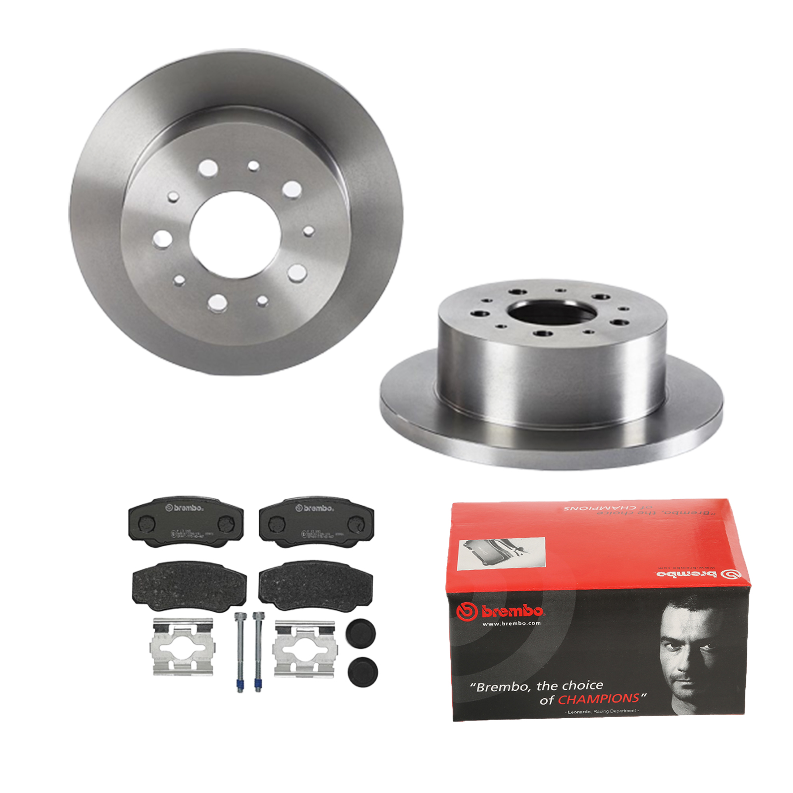 BREMBO Bremsensatz, Scheibenbremse ijdtidio70 Hinterachse Voll 280mm 16mm für CITROËN PEUGEOT FIAT