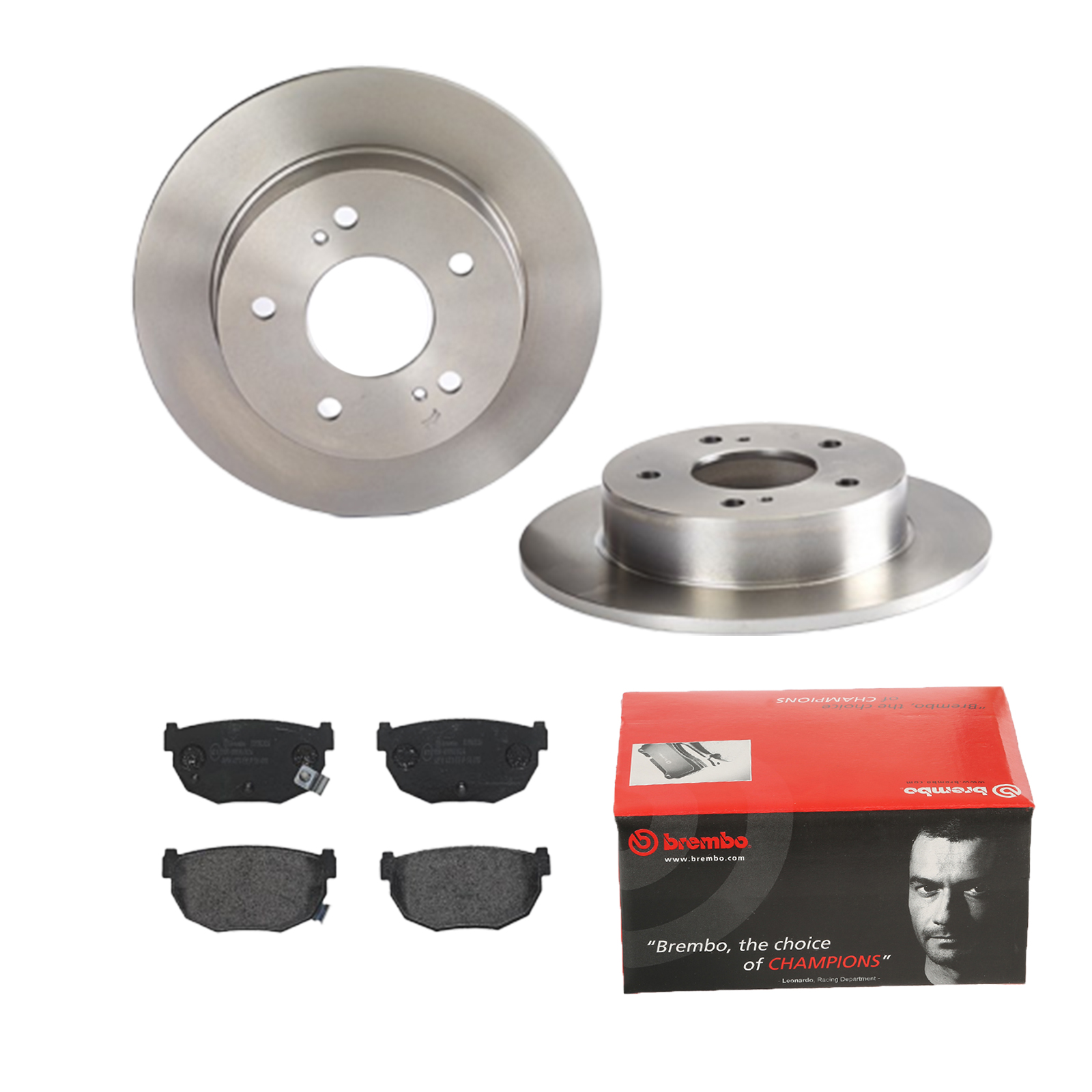 BREMBO Bremsensatz, Scheibenbremse ijdtidiq16 Hinterachse Voll 258mm 9mm für NISSAN