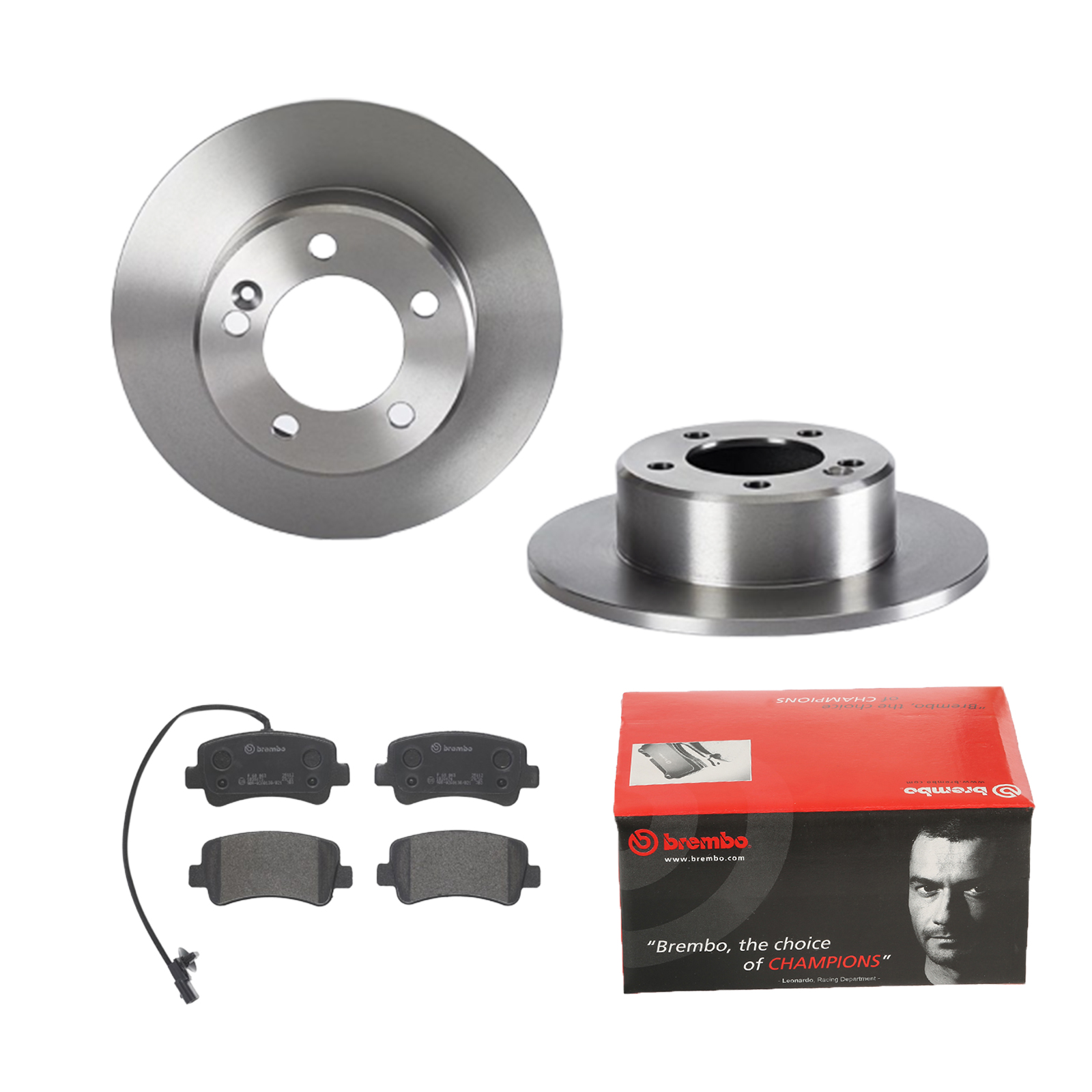 BREMBO Bremsensatz, Scheibenbremse ijdtidisd0 Hinterachse Voll 305mm 12mm für OPEL VAUXHALL RENAULT NISSAN