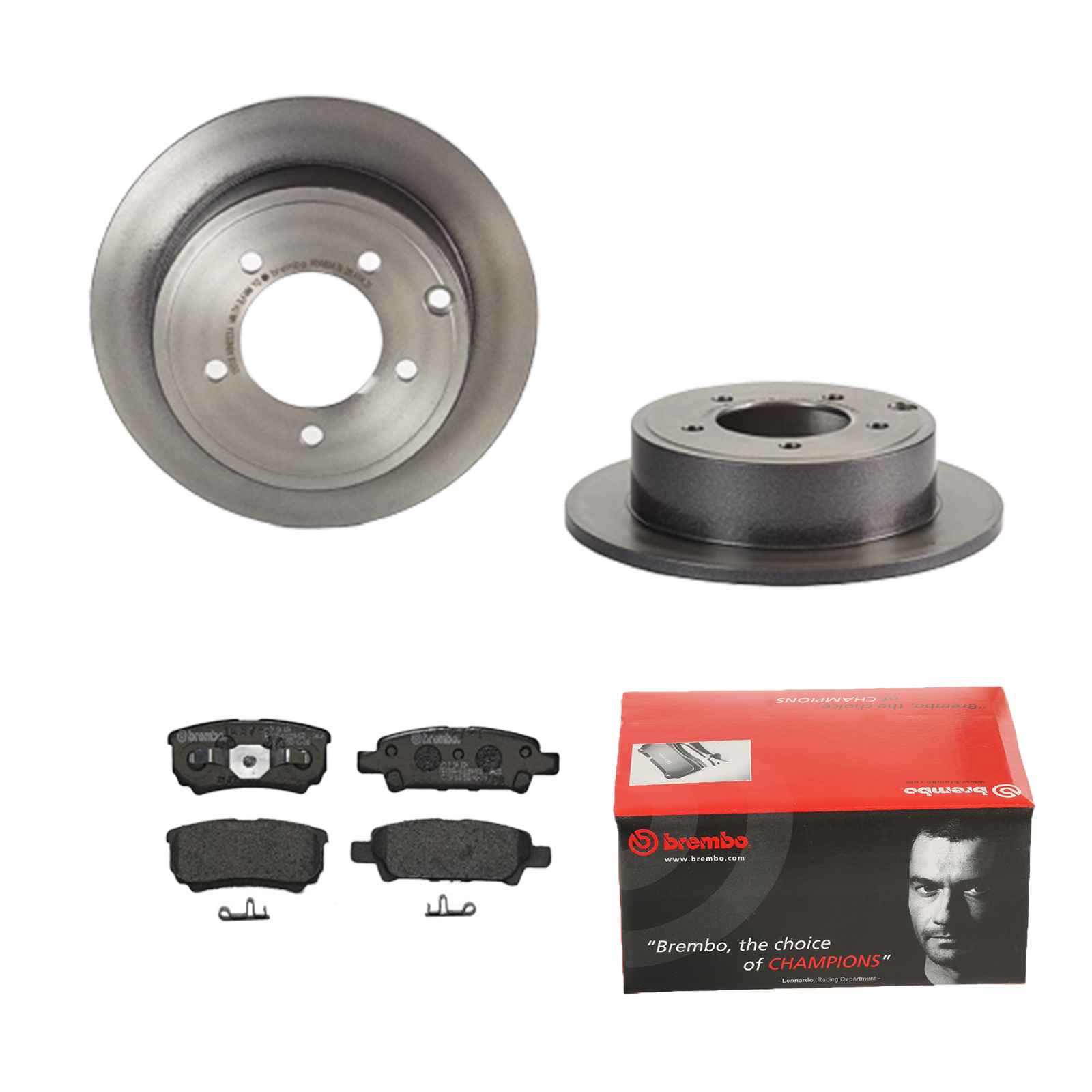 BREMBO Bremsensatz, Scheibenbremse ijdtidisj6 Hinterachse Voll 262mm 10mm für MITSUBISHI (SOUEAST) CHRYSLER MITSUBISHI JEEP DODGE
