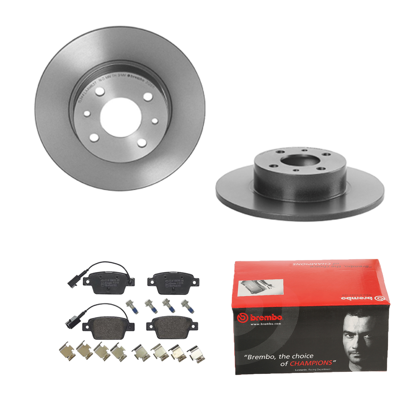 BREMBO Bremsensatz, Scheibenbremse ijdtidit14 Hinterachse Voll 251mm 10mm für LANCIA FIAT ALFA ROMEO