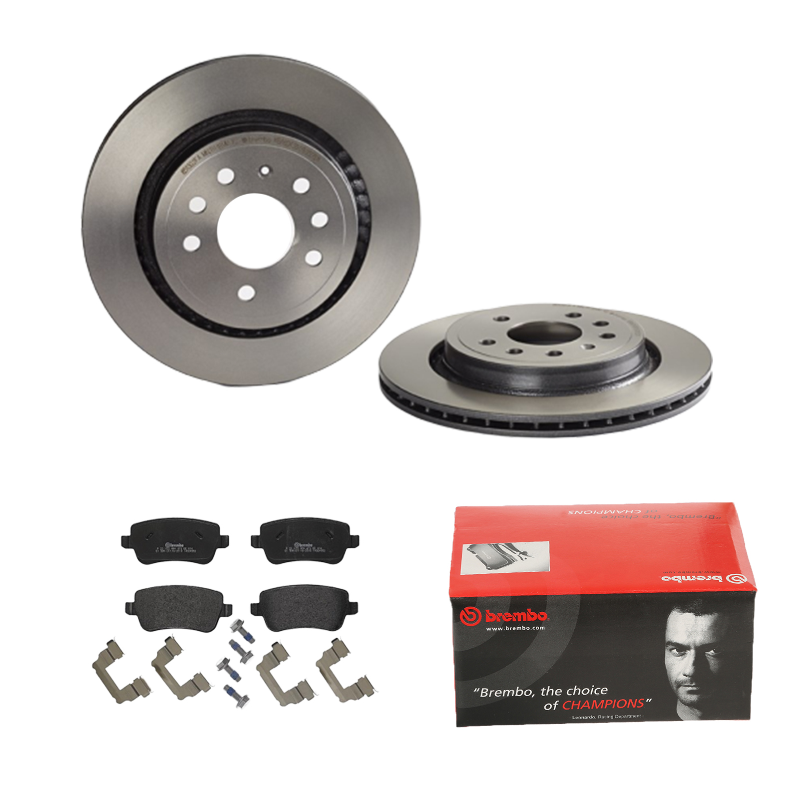 BREMBO Bremsensatz, Scheibenbremse ijdtidiud2 Hinterachse Innenbelüftet 292mm 20mm für OPEL SAAB FIAT VAUXHALL