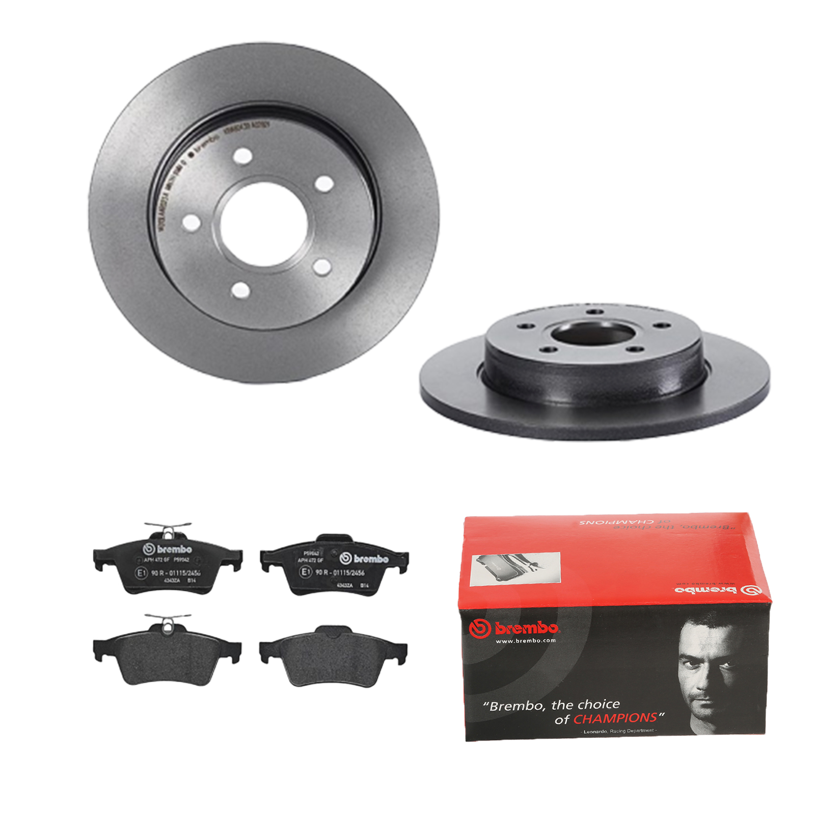 BREMBO Bremsensatz, Scheibenbremse ijdtidixd0 Hinterachse Voll 265mm 11mm für CITROËN FORD FORD (CHANGAN) OPEL VOLVO SAAB PONTIAC GENERAL MOTORS RENAU