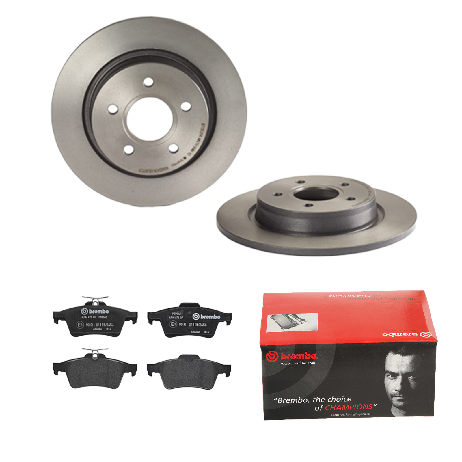 BREMBO Bremsensatz, Scheibenbremse ijdtidixj6 Hinterachse Voll 280mm 11mm für CITROËN FORD OPEL VOLVO GENERAL MOTORS PONTIAC SAAB JAGUAR MAZDA MAZDA (