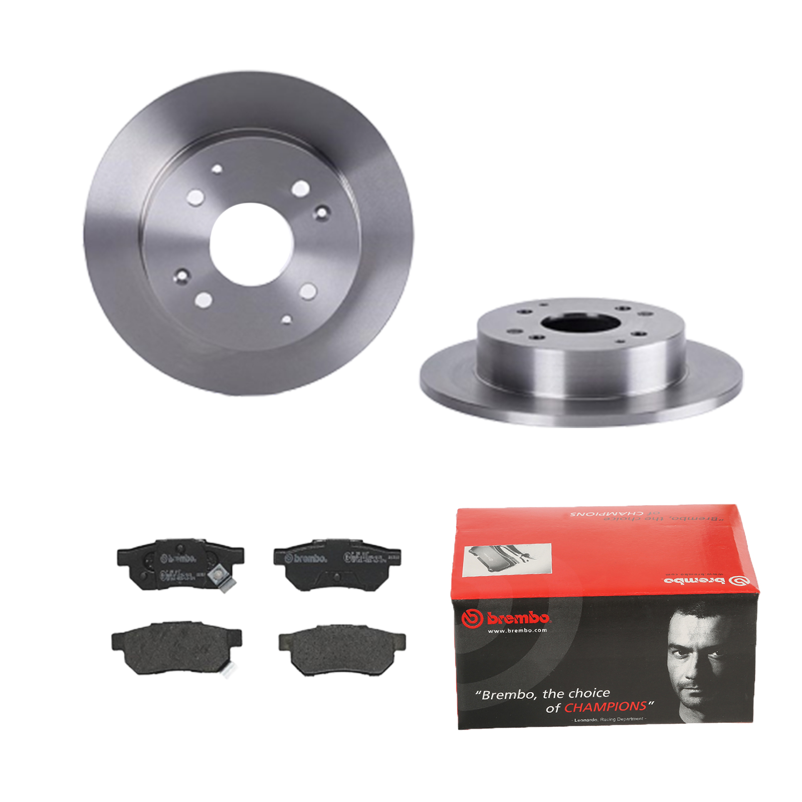 BREMBO Bremsensatz, Scheibenbremse ijdtidizp4 Hinterachse Voll 260mm 10mm für OPEL VAUXHALL ISUZU NISSAN HONDA SUZUKI ROVER MG ACURA MAZDA