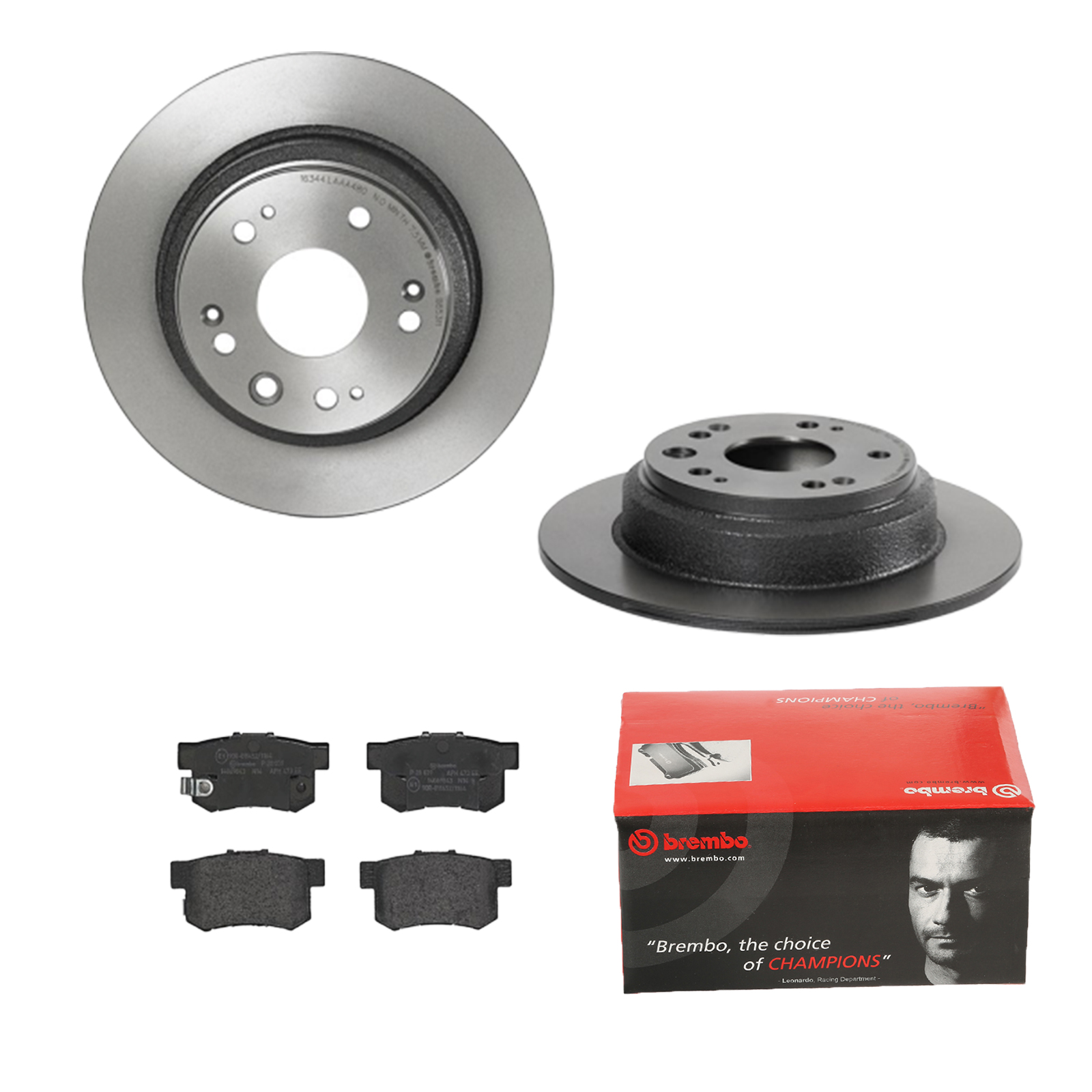 BREMBO Bremsensatz, Scheibenbremse ijdtidj1j0 Hinterachse Voll 282mm 9mm für AEOLUS HONDA ACURA ISUZU HONDA (DONGFENG)