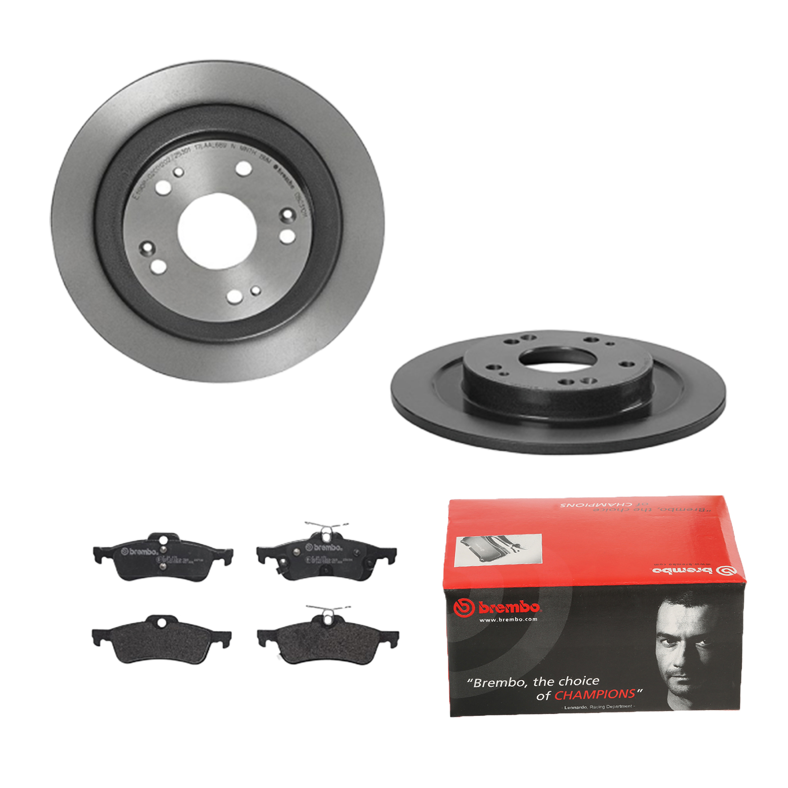 BREMBO Bremsensatz, Scheibenbremse ijdtidj370 Hinterachse Voll 276mm 10mm für HONDA