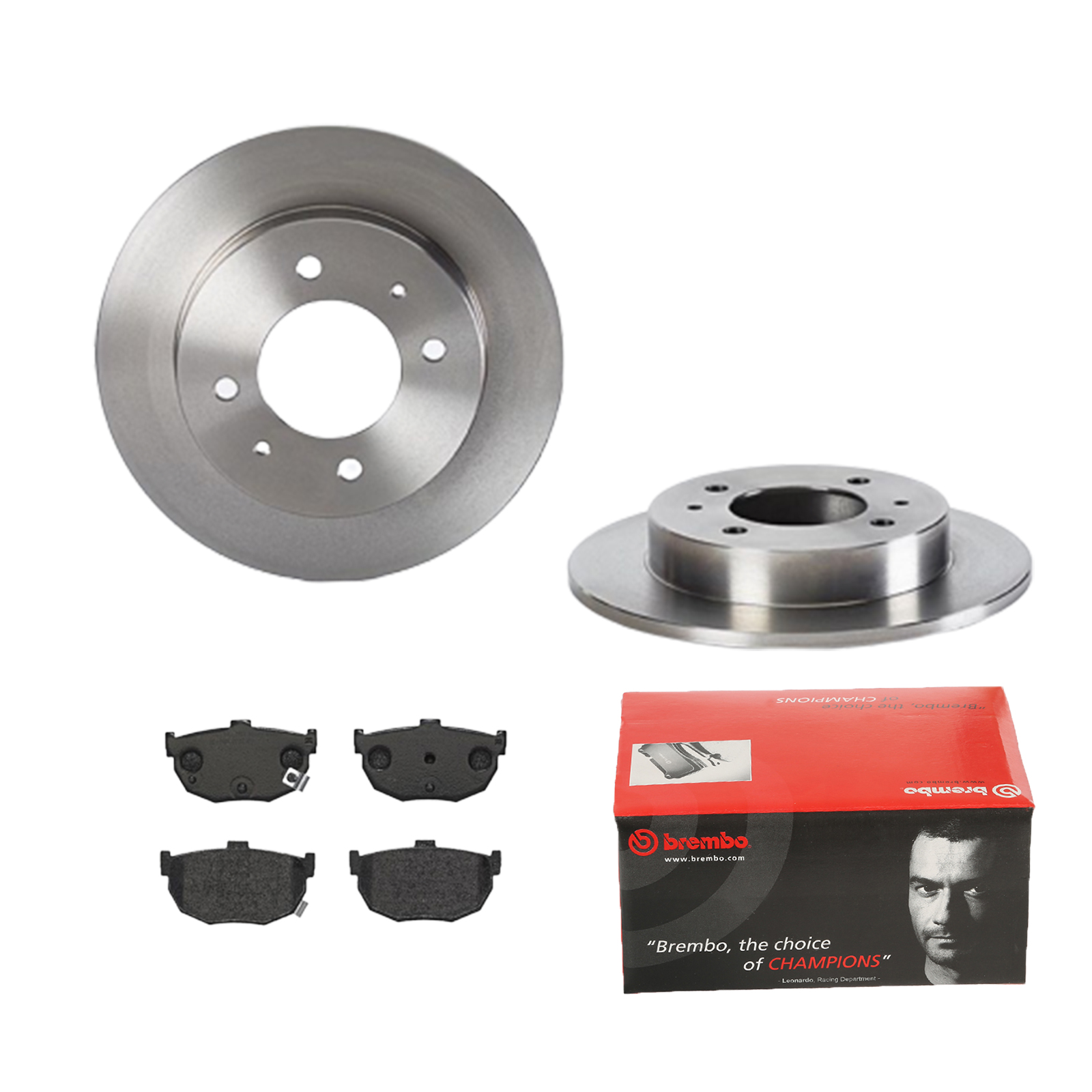 BREMBO Bremsensatz, Scheibenbremse ijdtidj3d6 Hinterachse Voll 258mm 10mm für HYUNDAI NISSAN KIA (DYK) KIA MAZDA SUZUKI DAEWOO