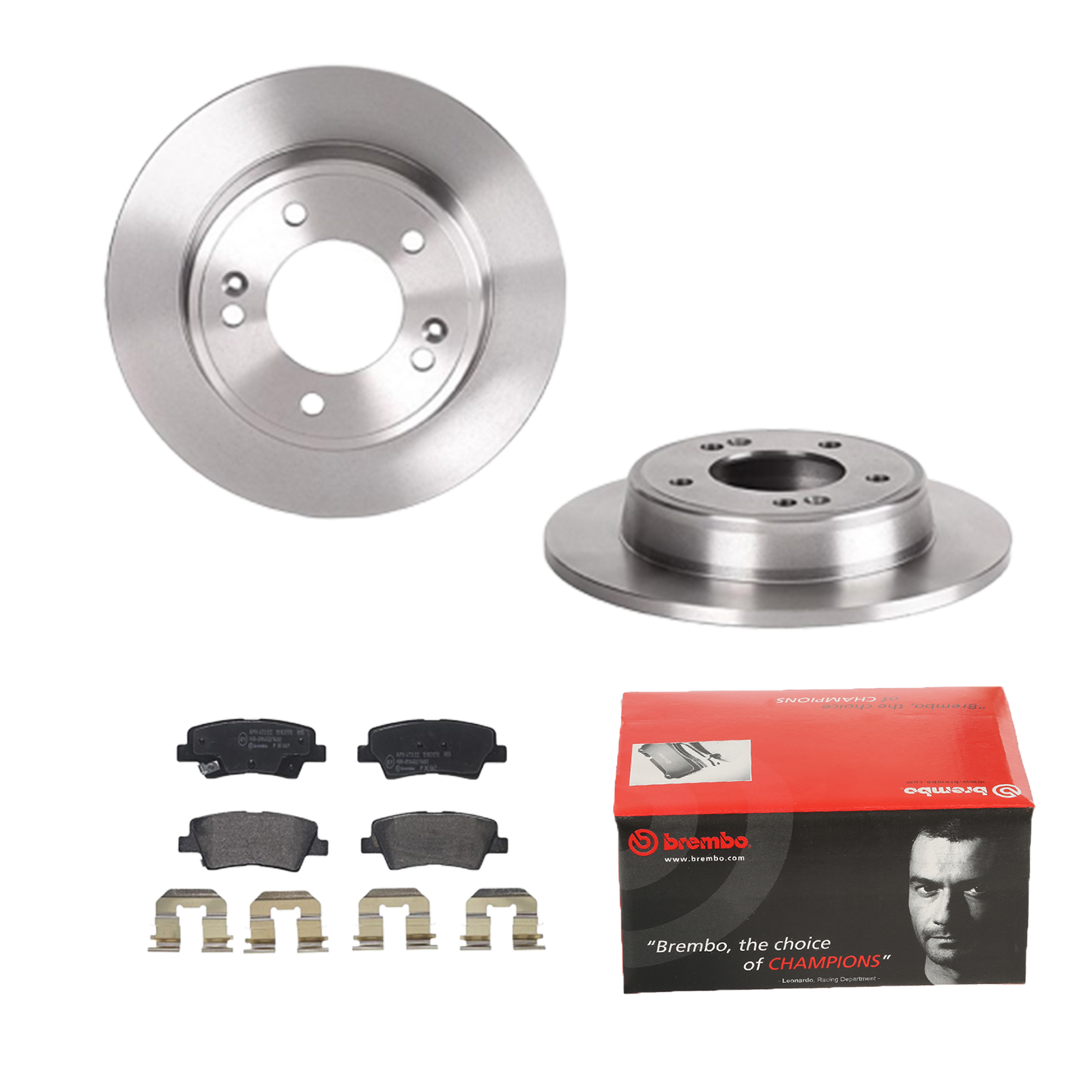 BREMBO Bremsensatz, Scheibenbremse ijdtidj4d2 Hinterachse Voll 262mm 10mm für KIA HYUNDAI HYUNDAI (BEIJING) KIA (DYK) SSANGYONG