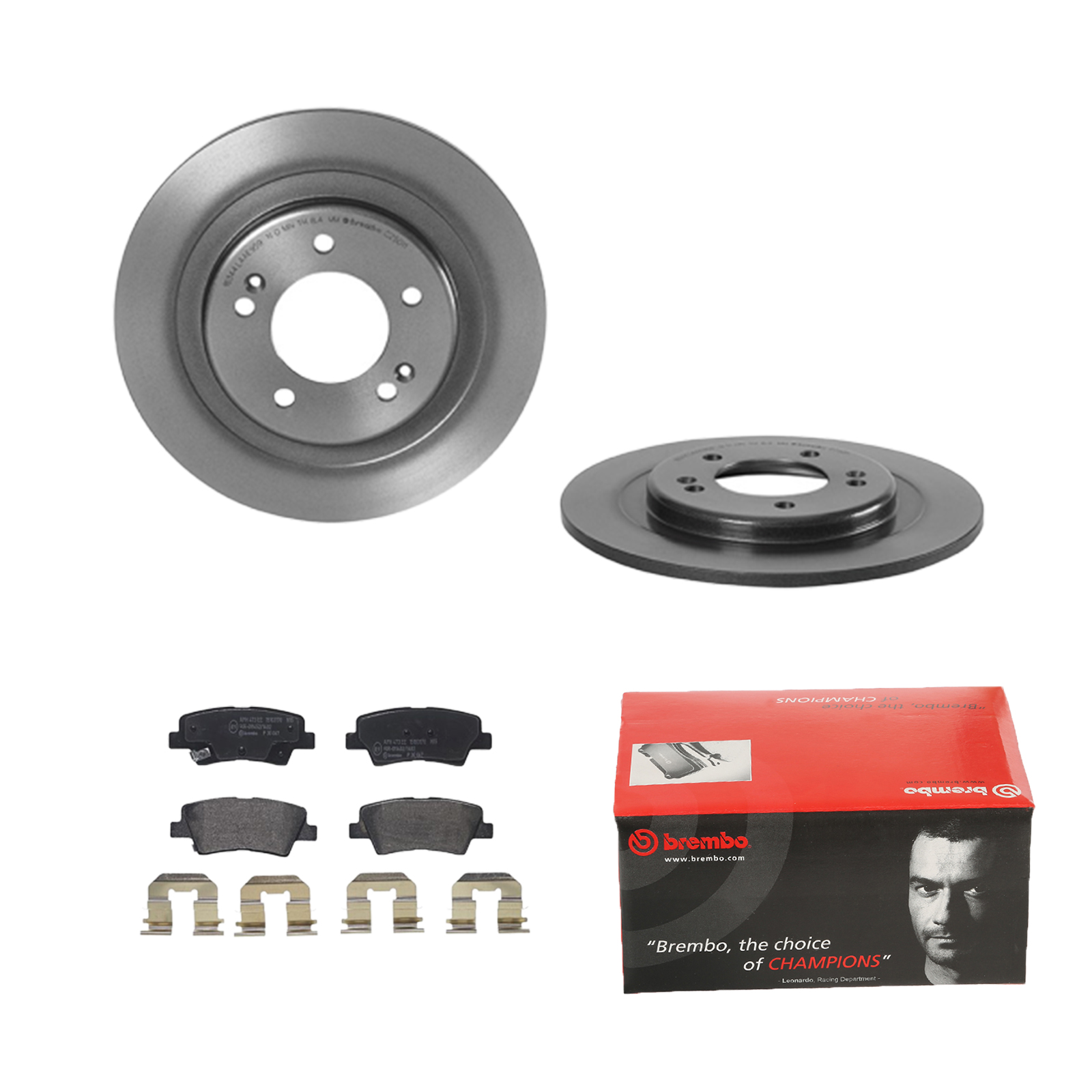BREMBO Bremsensatz, Scheibenbremse ijdtidj5p0 Hinterachse Voll 284mm 10mm für HYUNDAI KIA SSANGYONG KIA (DYK) HYUNDAI (BEIJING)