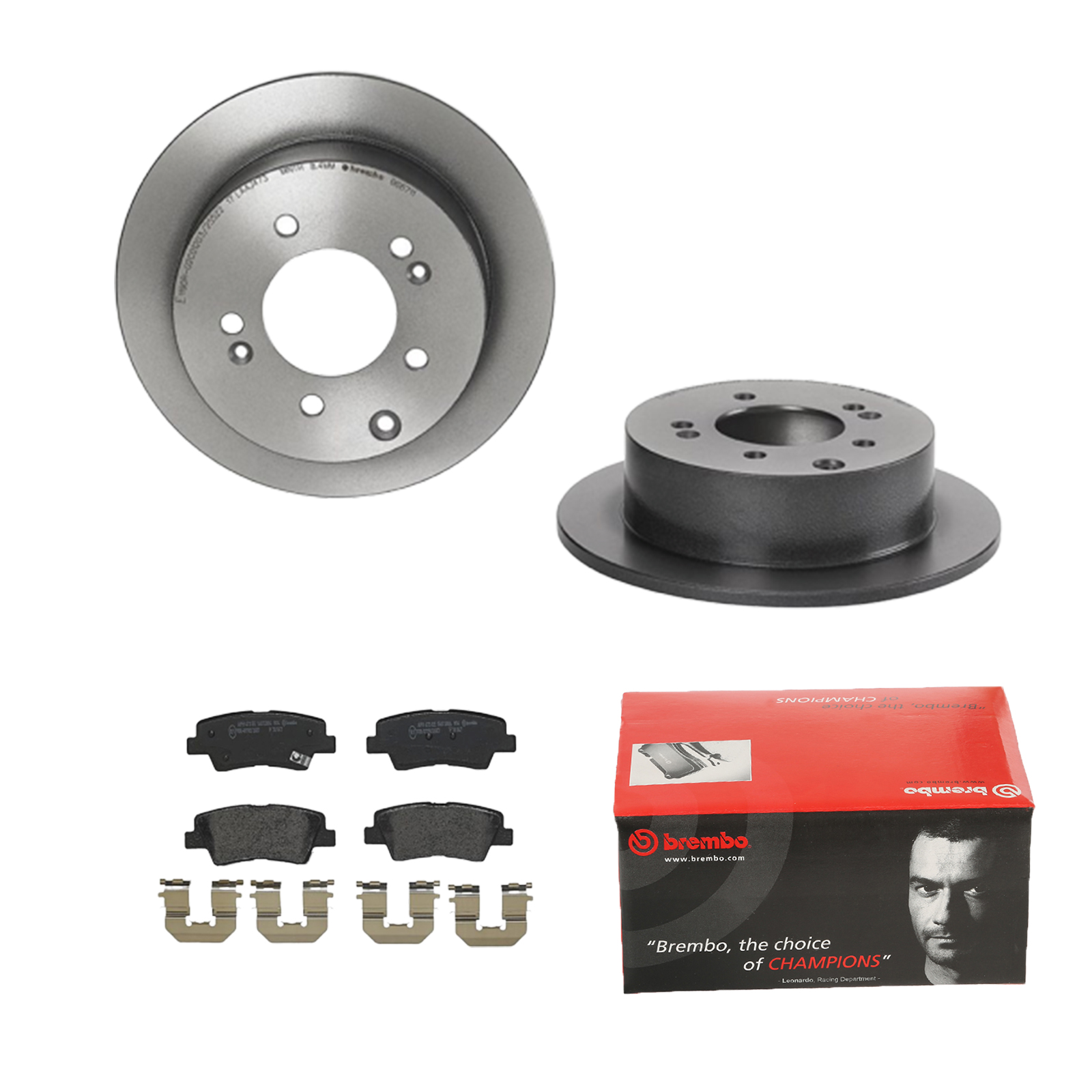 BREMBO Bremsensatz, Scheibenbremse ijdtidj8p8 Hinterachse Voll 262mm 10mm für GEELY KIA HYUNDAI (BEIJING) CHANGAN KIA (DYK) HYUNDAI SSANGYONG
