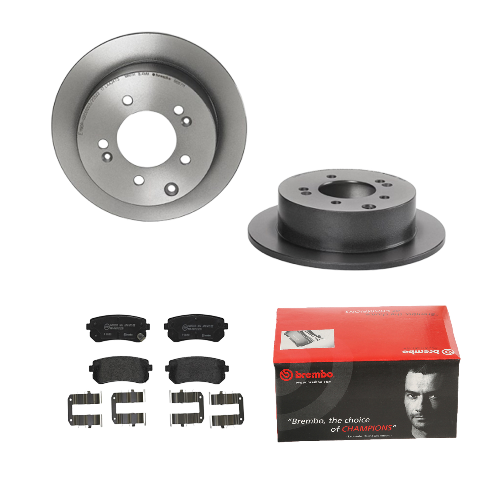 BREMBO Bremsensatz, Scheibenbremse ijdtidj9d2 Hinterachse Voll 262mm 10mm für HYUNDAI KIA HYUNDAI (BEIJING) KIA (DYK)