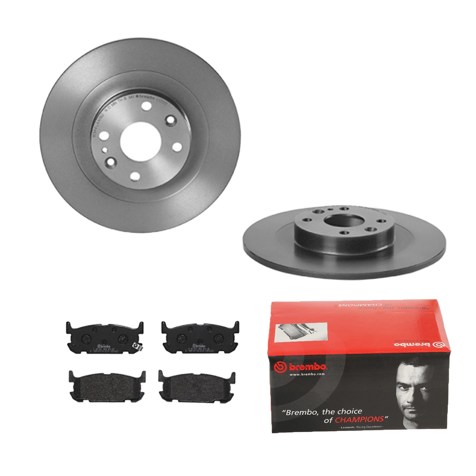 BREMBO Bremsensatz, Scheibenbremse ijdtidjb78 Hinterachse Voll 276mm 10mm für MAZDA MITSUBISHI