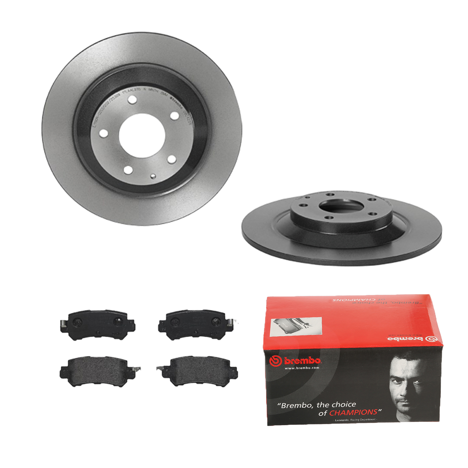 BREMBO Bremsensatz, Scheibenbremse ijdtidjbv2 Hinterachse Voll 303mm 10mm für MAZDA