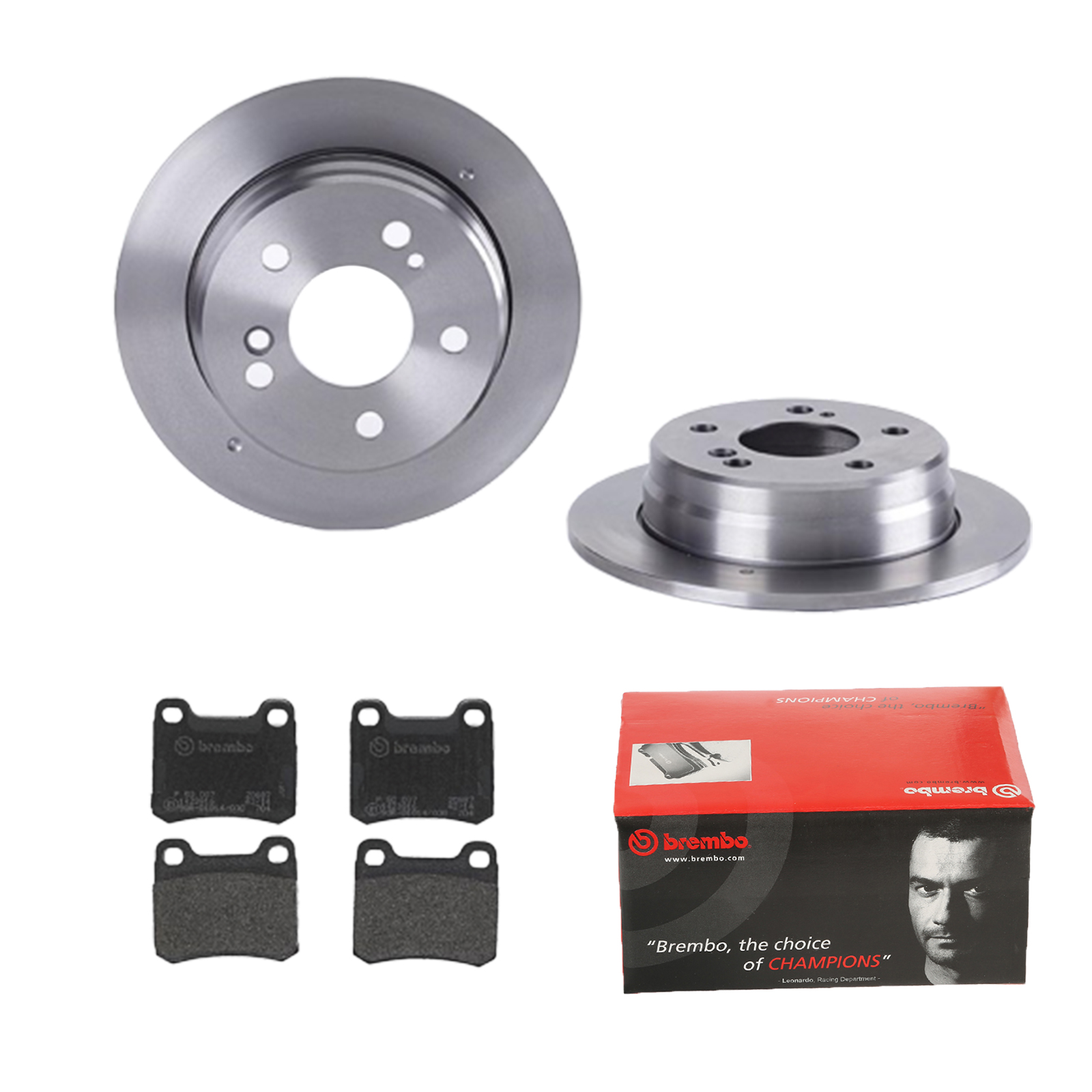 BREMBO Bremsensatz, Scheibenbremse ijdtidjcp2 Hinterachse Voll 258mm 9mm für MERCEDES-BENZ