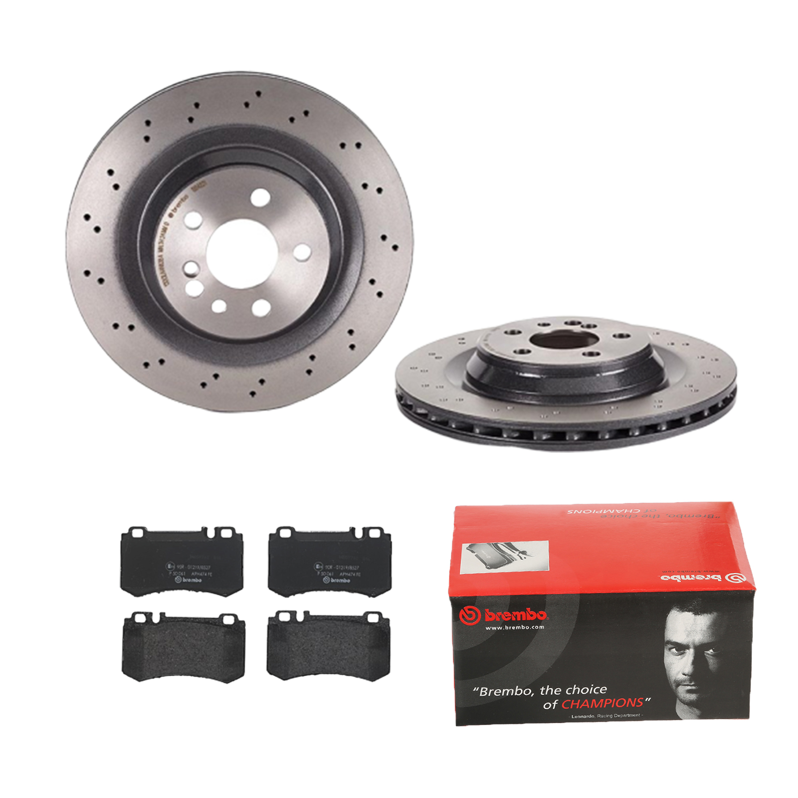 BREMBO Bremsensatz, Scheibenbremse ijdtidjev0 Hinterachse Gelocht/innenbel. 330mm 26mm für MERCEDES-BENZ