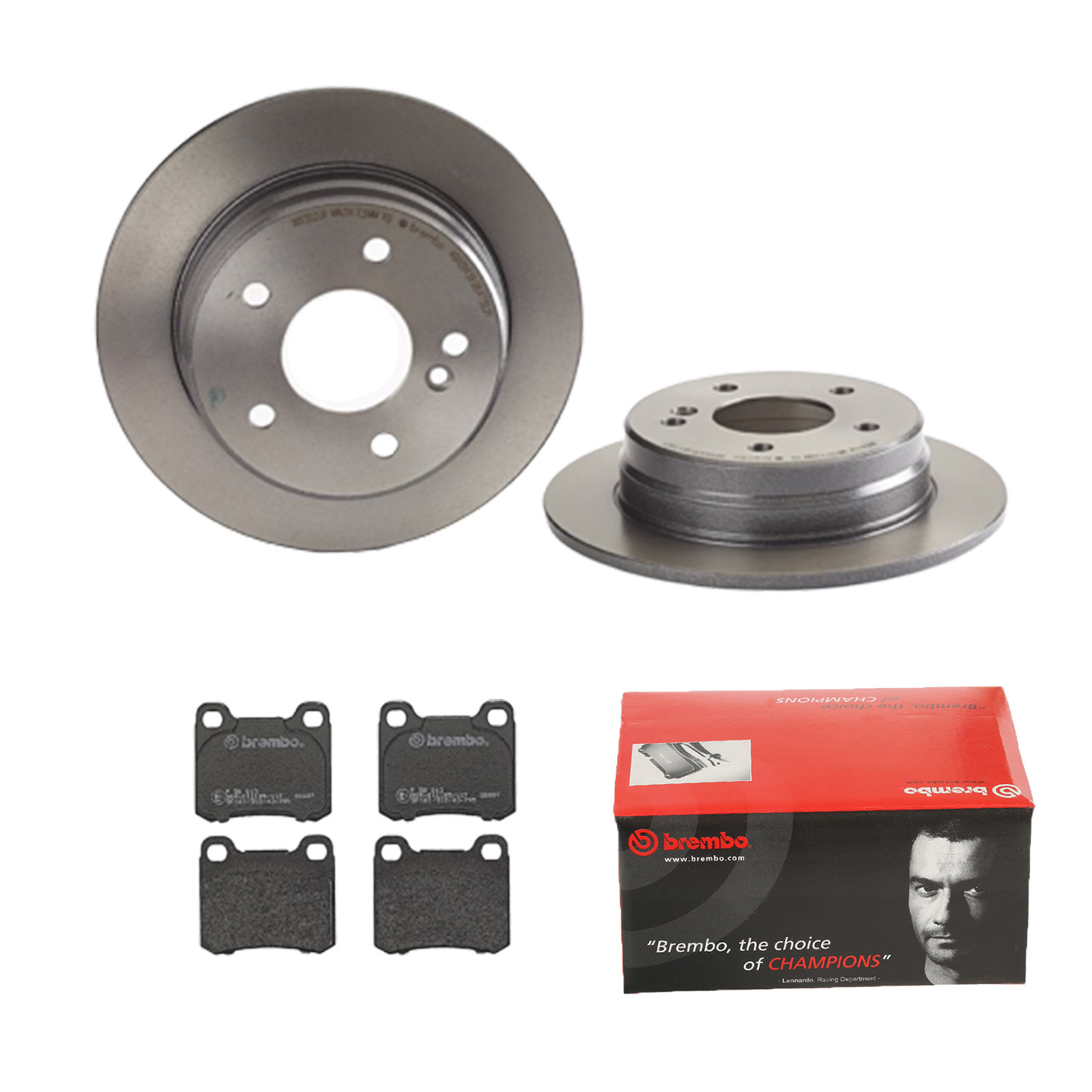 BREMBO Bremsensatz, Scheibenbremse ijdtidjfj4 Hinterachse Voll 258mm 9mm für MERCEDES-BENZ