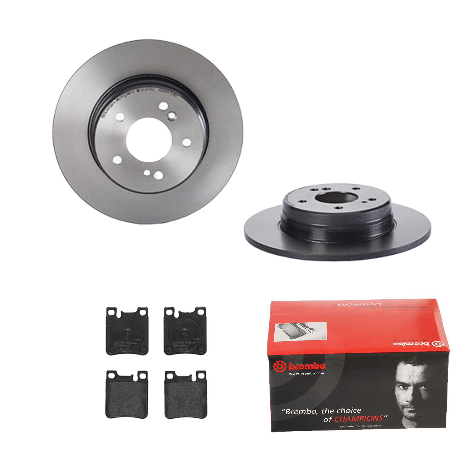 BREMBO Bremsensatz, Scheibenbremse ijdtidjgd4 Hinterachse Voll 290mm 10mm für MERCEDES-BENZ CHRYSLER
