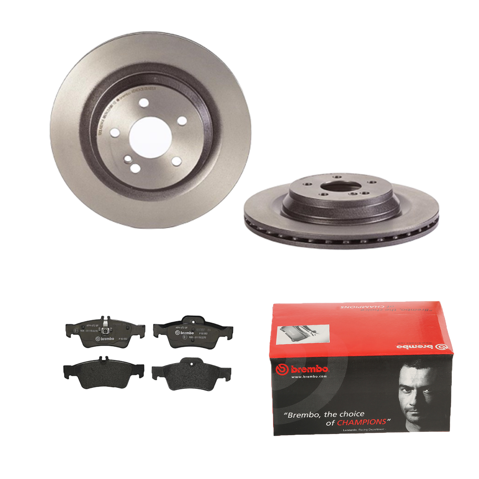 BREMBO Bremsensatz, Scheibenbremse ijdtidjh18 Hinterachse Innenbelüftet 320mm 24mm für MERCEDES-BENZ