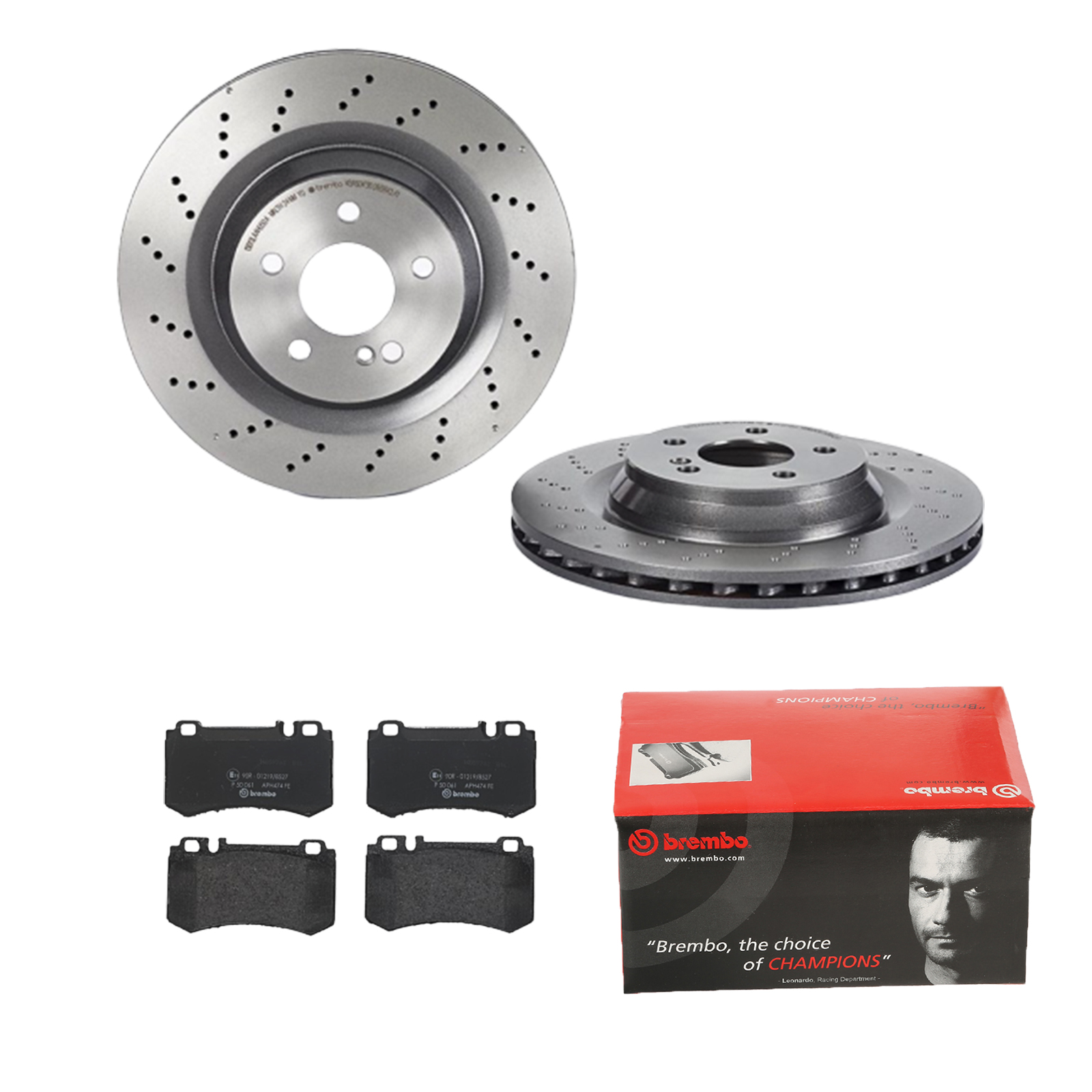 BREMBO Bremsensatz, Scheibenbremse ijdtidjhd0 Hinterachse Gelocht/innenbel. 330mm 26mm für MERCEDES-BENZ