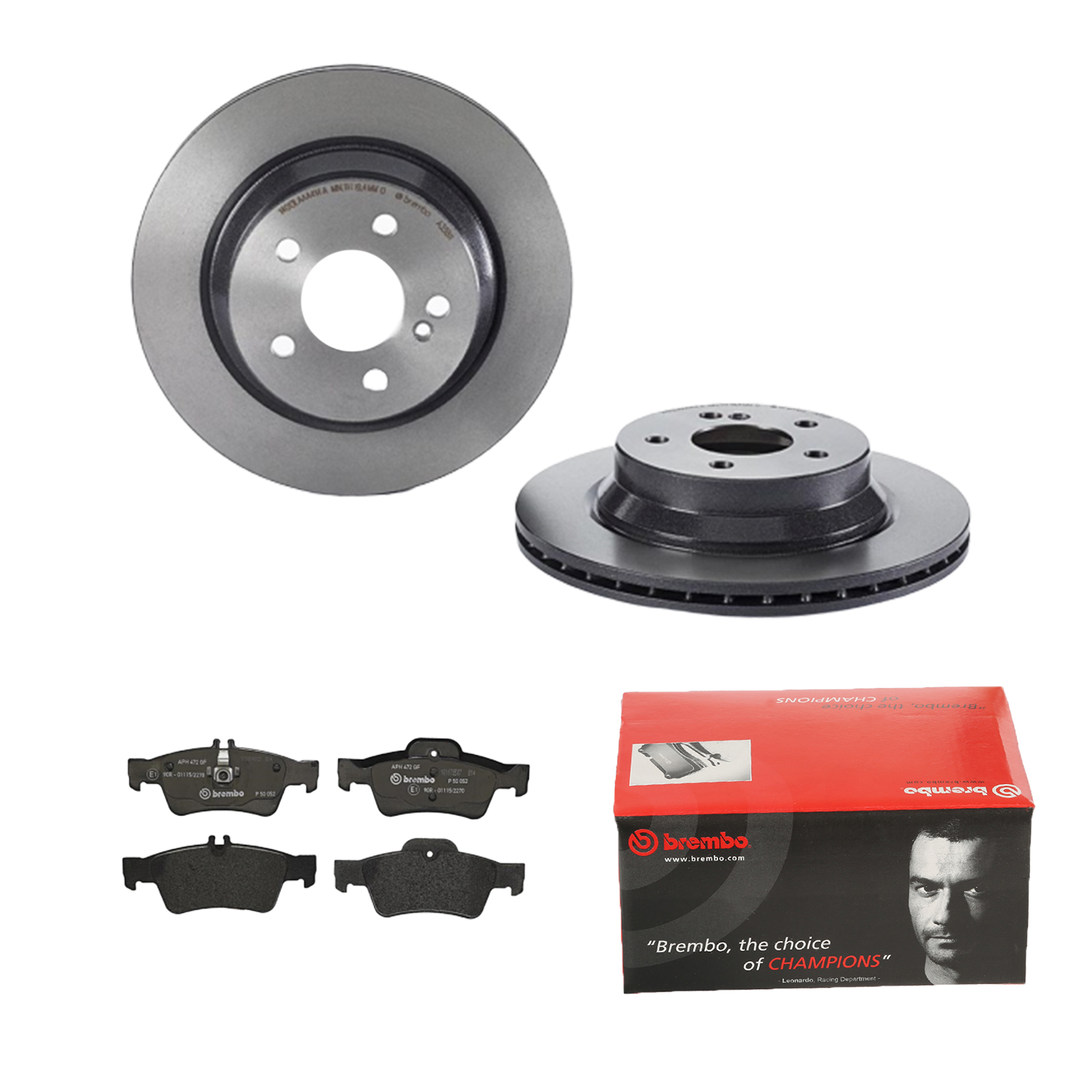 BREMBO Bremsensatz, Scheibenbremse ijdtidjhp2 Hinterachse Innenbelüftet 300mm 22mm für MERCEDES-BENZ