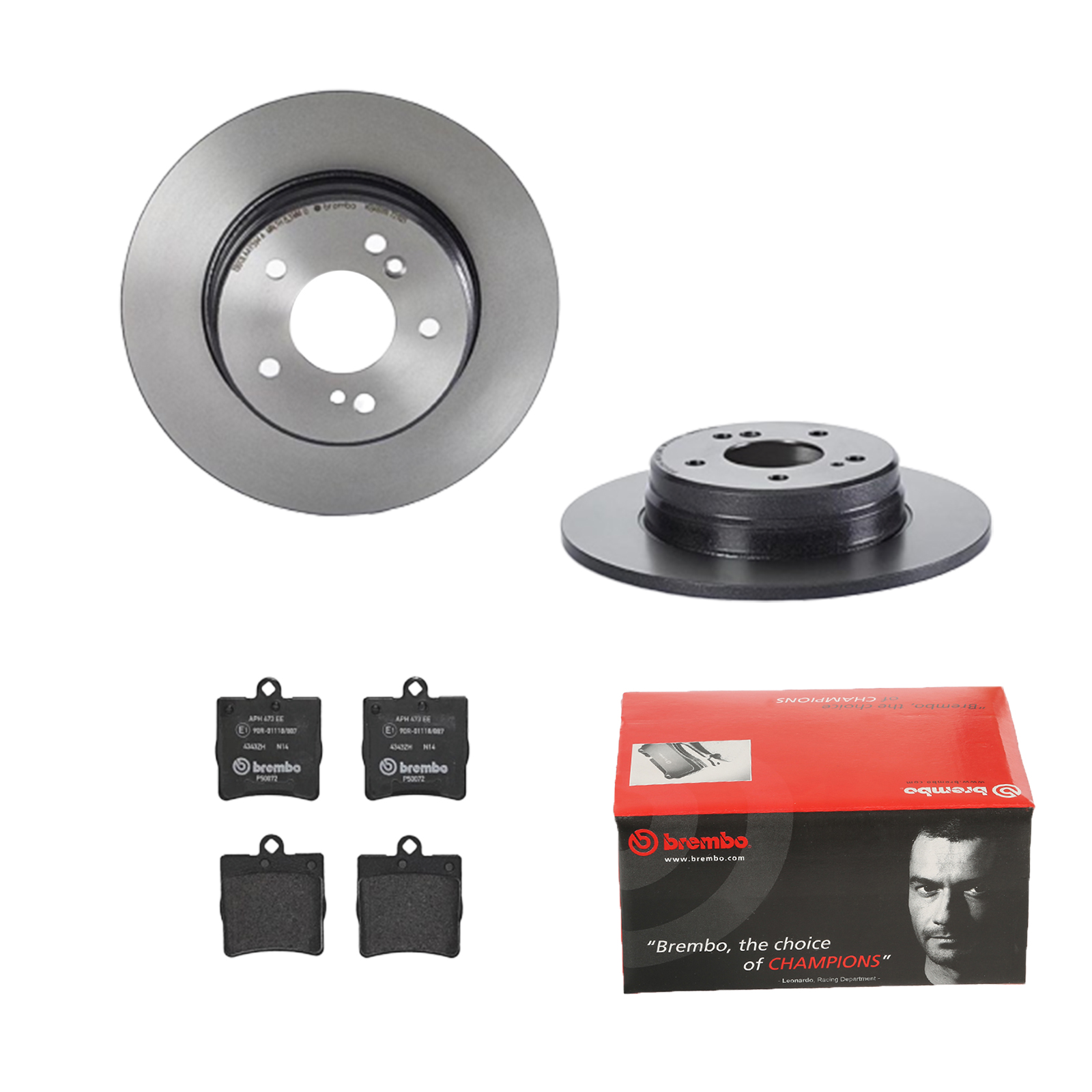 BREMBO ijdtidjhv8 Hinterachse Voll 290mm 10mm für MERCEDES-BENZ