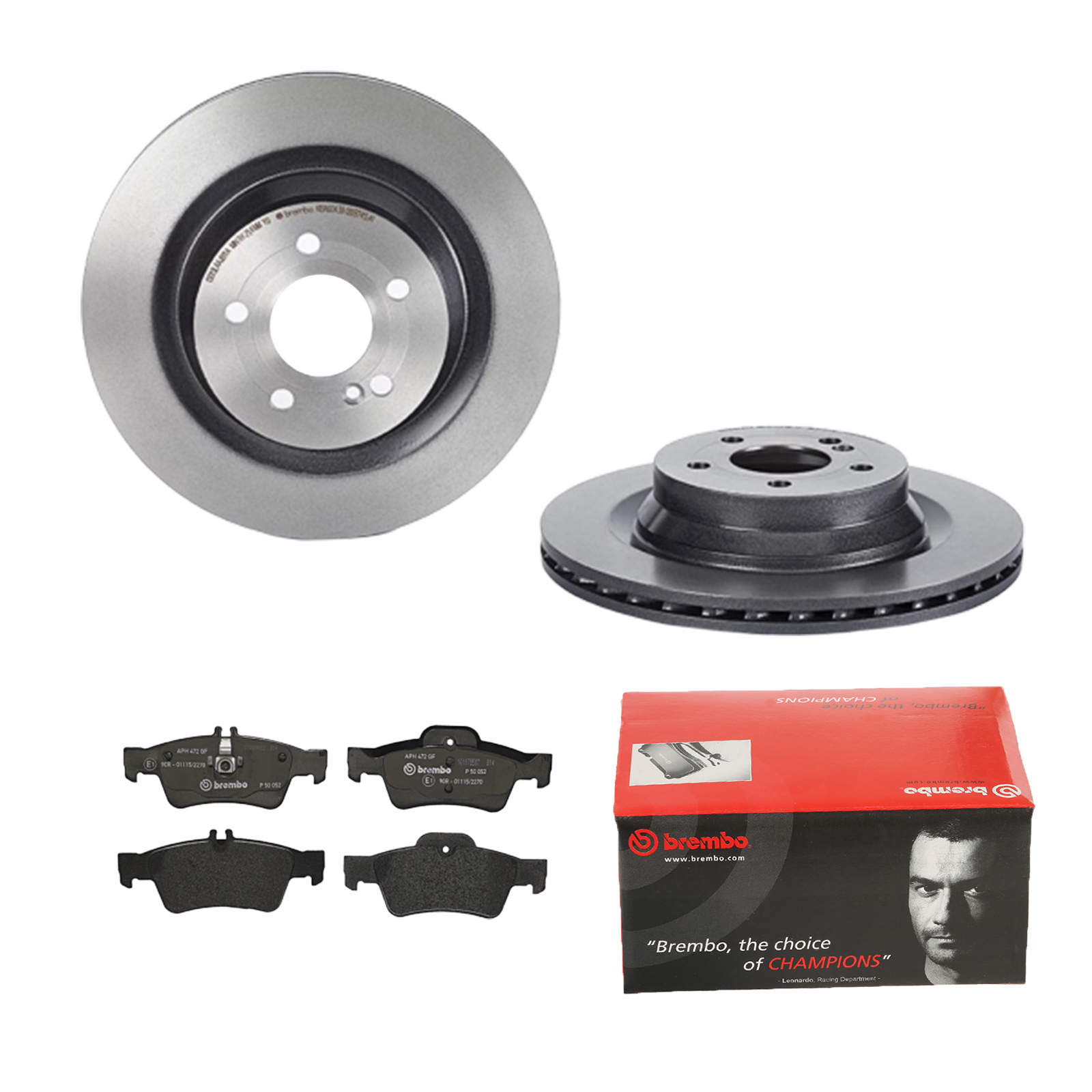 BREMBO Bremsensatz, Scheibenbremse ijdtidjid6 Hinterachse Innenbelüftet 320mm 24mm für MERCEDES-BENZ