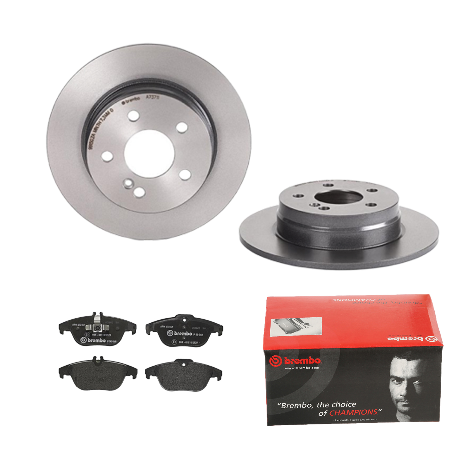 BREMBO Bremsensatz, Scheibenbremse ijdtidjjp4 Hinterachse Voll 278mm 9mm für MERCEDES-BENZ