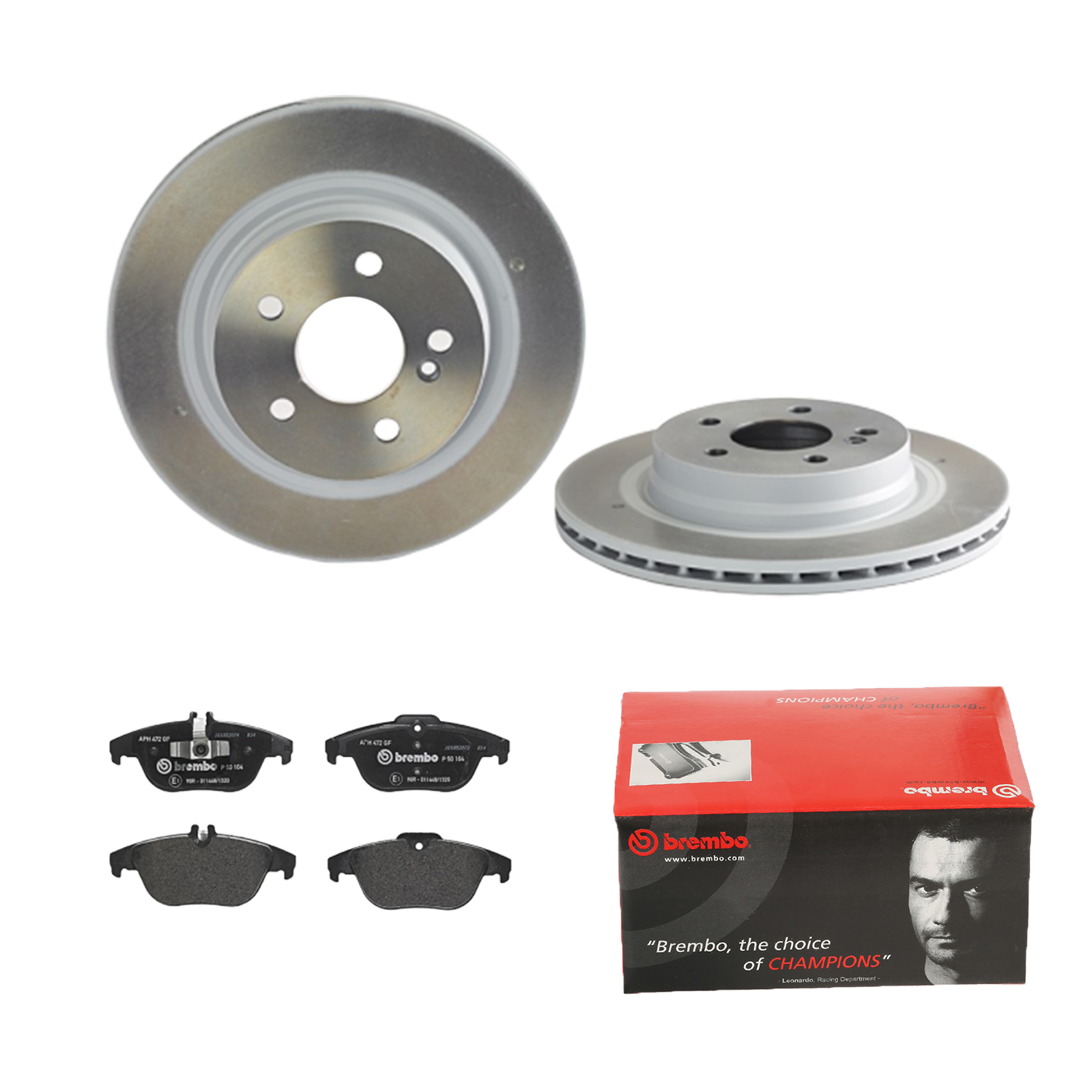 BREMBO Bremsensatz, Scheibenbremse ijdtidjk72 Hinterachse Innenbelüftet 300mm 22mm für MERCEDES-BENZ