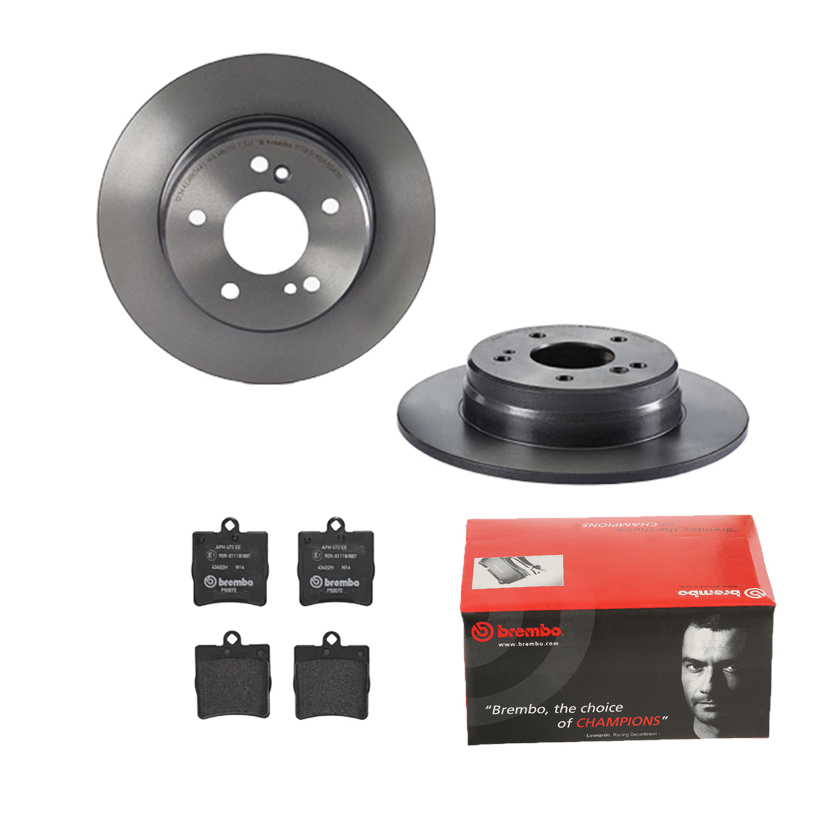 BREMBO Bremsensatz, Scheibenbremse ijdtidjkd8 Hinterachse Voll 278mm 9mm für MERCEDES-BENZ CHRYSLER