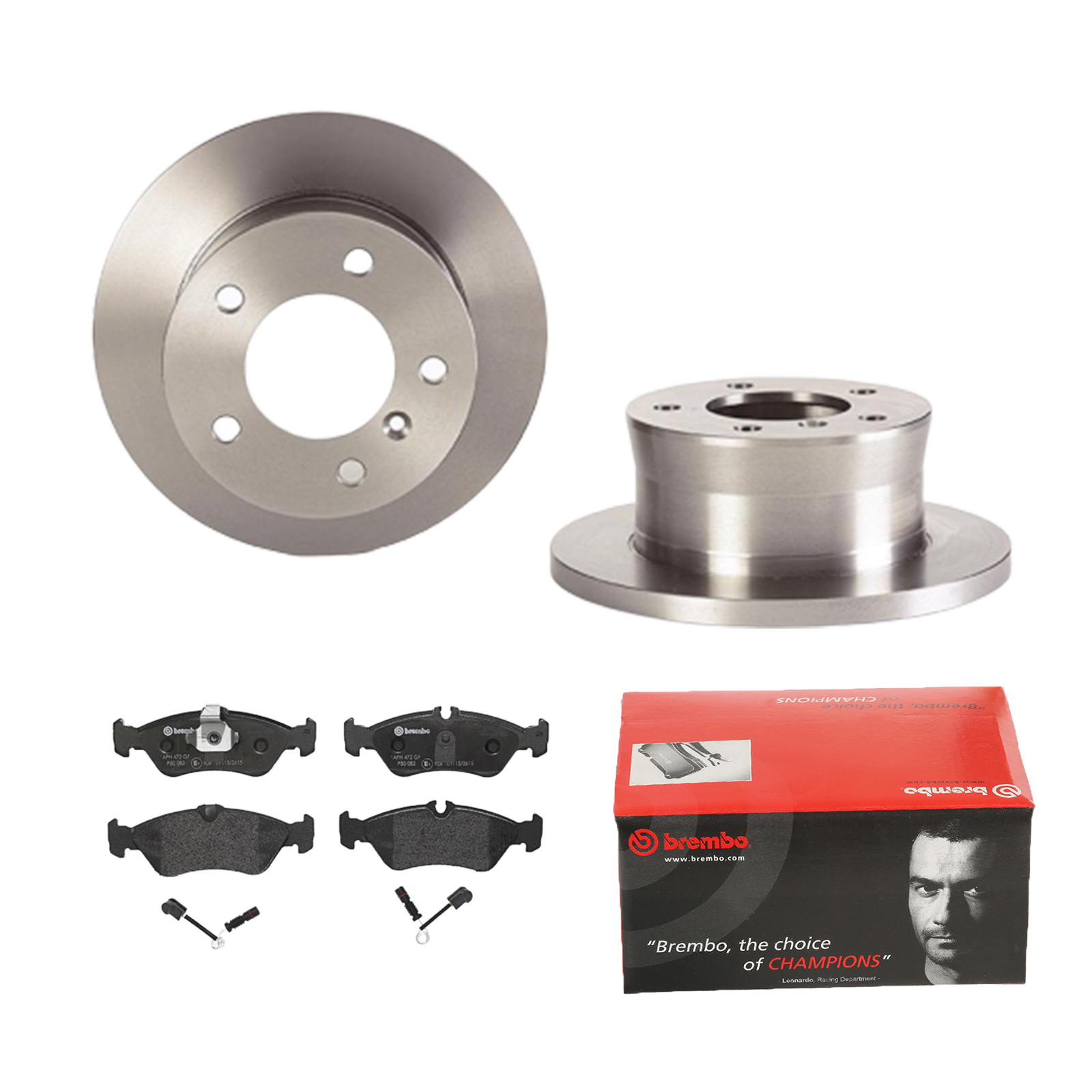 BREMBO Bremsensatz, Scheibenbremse ijdtidjn14 Hinterachse Voll 272mm 16mm für MERCEDES-BENZ VW AUDI