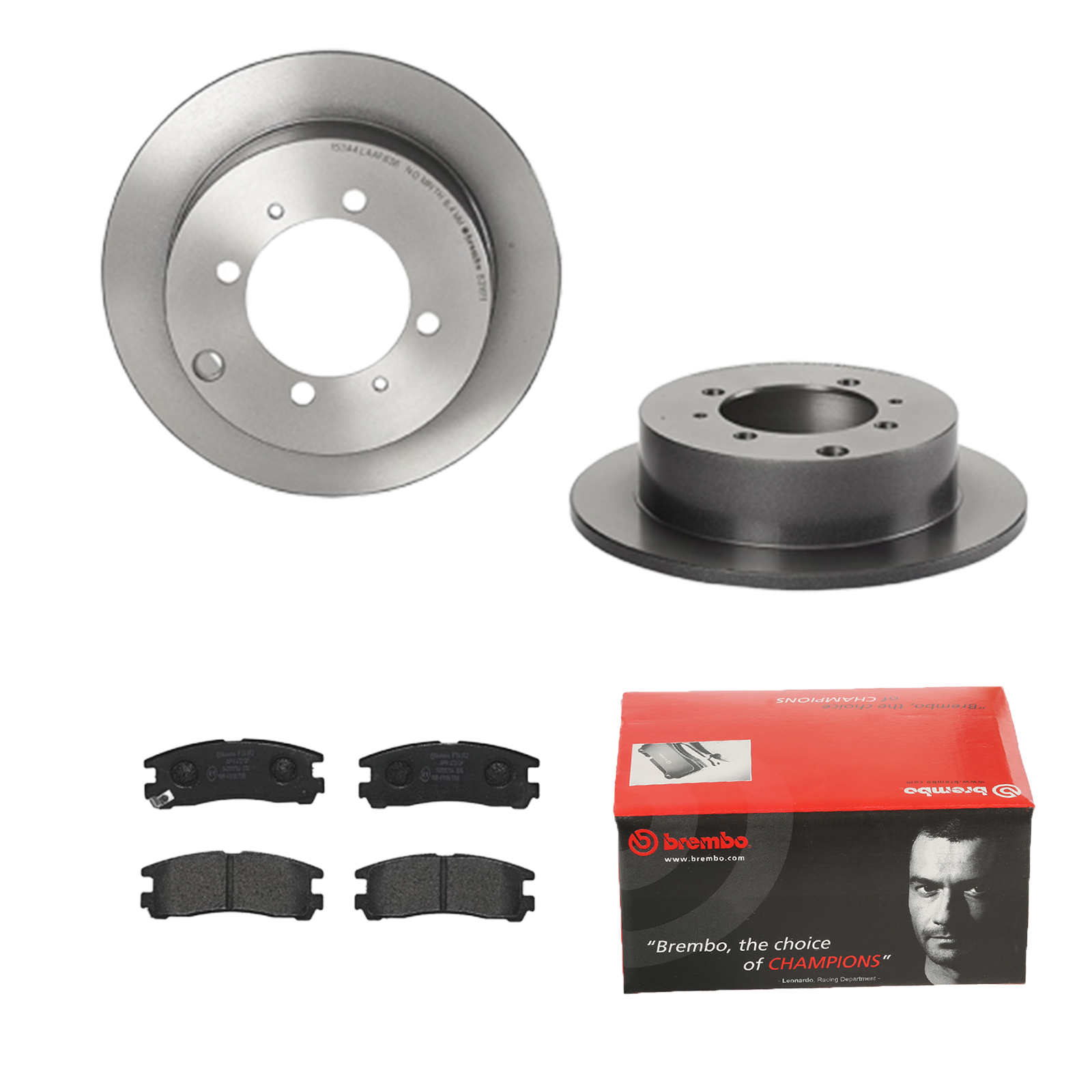 BREMBO Bremsensatz, Scheibenbremse ijdtidjod2 Hinterachse Voll 262mm 10mm für MITSUBISHI NISSAN HYUNDAI PROTON