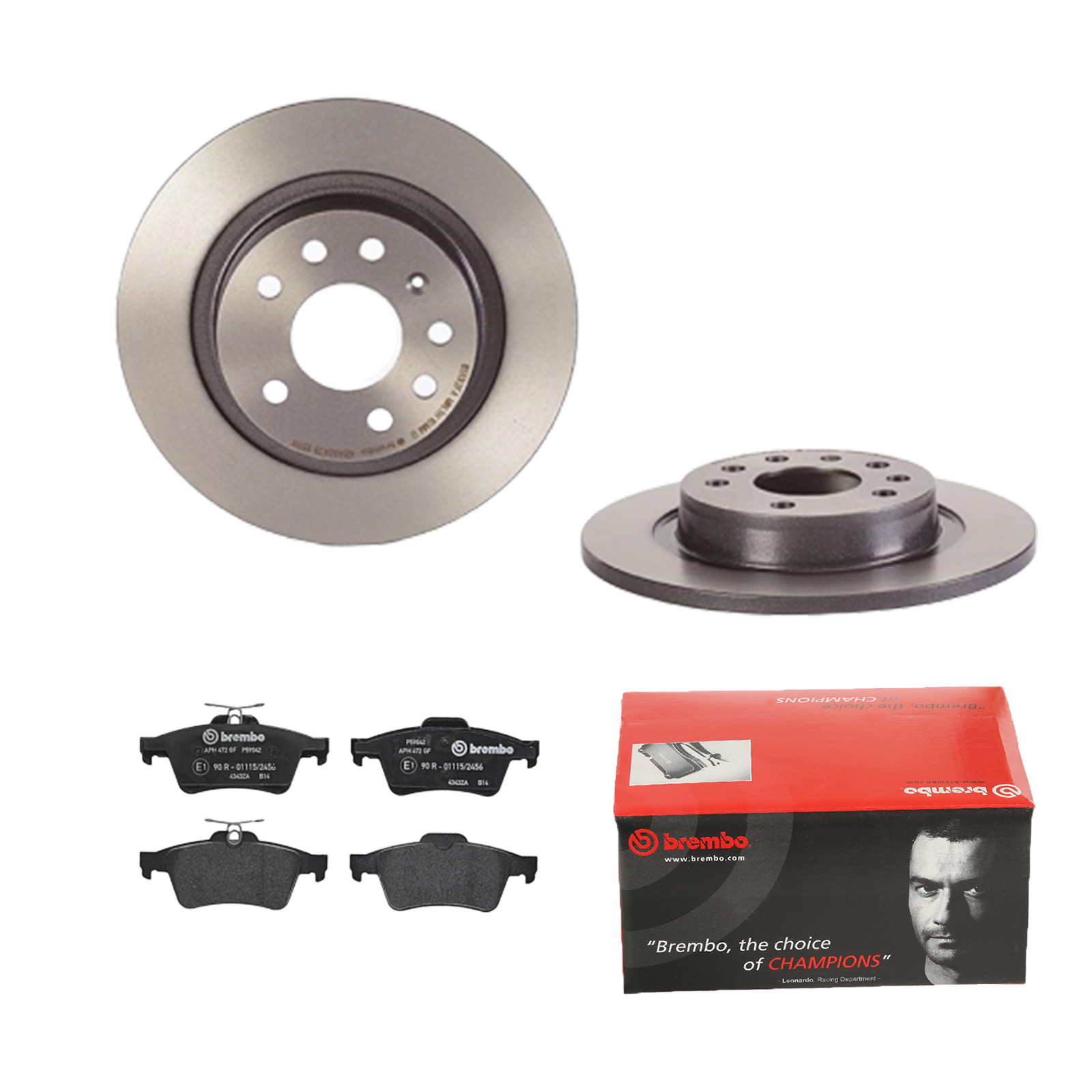 BREMBO Bremsensatz, Scheibenbremse ijdtidjrv8 Hinterachse Voll 278mm 12mm für CITROËN OPEL FORD VOLVO SAAB PONTIAC GENERAL MOTORS VAUXHALL MAZDA JAGUA