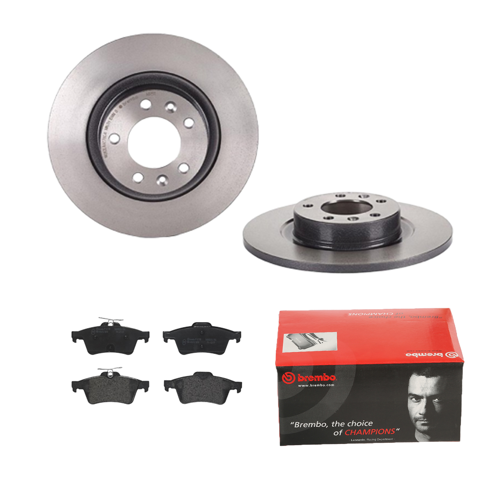 BREMBO Bremsensatz, Scheibenbremse ijdtidjtv0 Hinterachse Voll 290mm 12mm für CITROËN (DF-PSA) PEUGEOT
