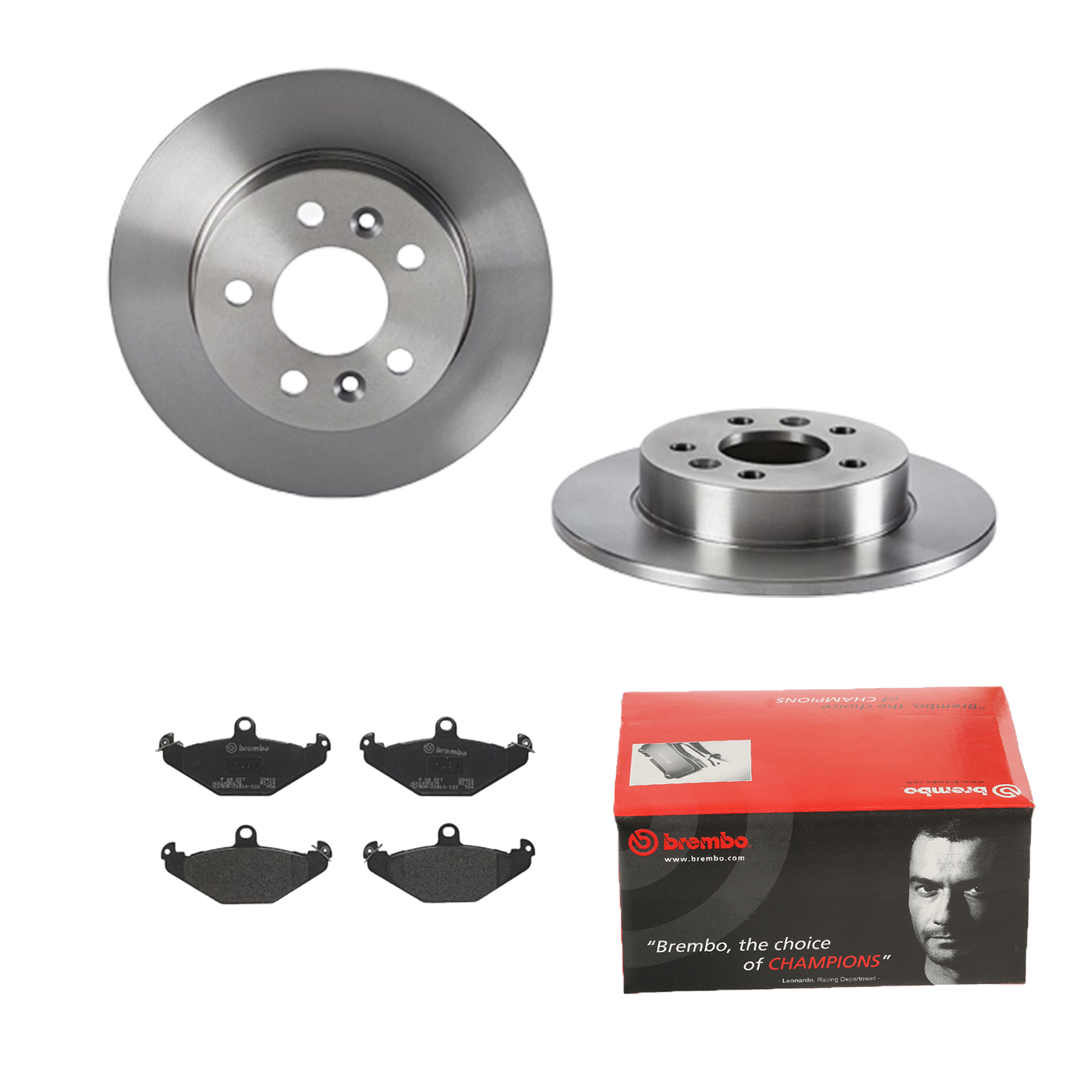 BREMBO Bremsensatz, Scheibenbremse ijdtidjxd6 Hinterachse Voll 265mm 10mm für CHRYSLER RENAULT LOTUS