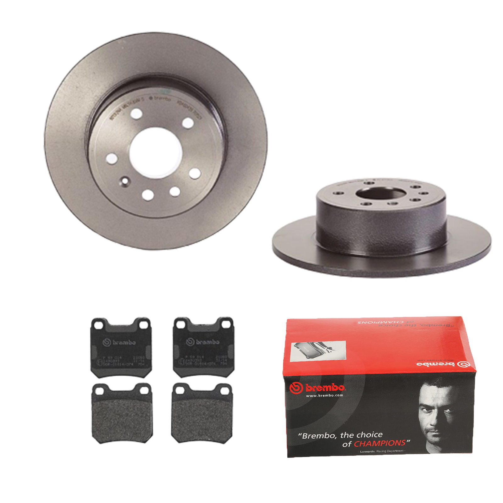 BREMBO Bremsensatz, Scheibenbremse ijdtidk1j6 Hinterachse Voll 286mm 10mm für OPEL VAUXHALL SAAB SATURN