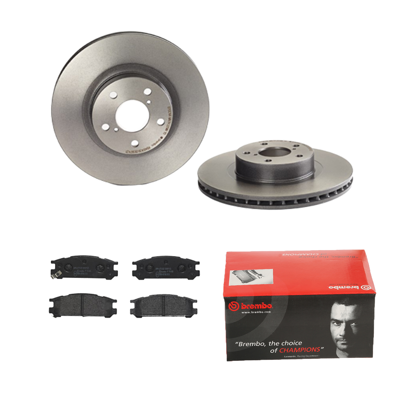 BREMBO Bremsensatz, Scheibenbremse ijdtidk310 Vorderachse Innenbelüftet 276mm 24mm für SUBARU NISSAN TOYOTA