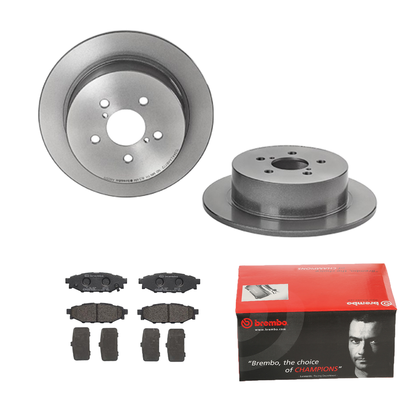 BREMBO Bremsensatz, Scheibenbremse ijdtidk3d2 Hinterachse Voll 274mm 10mm für SUBARU TOYOTA