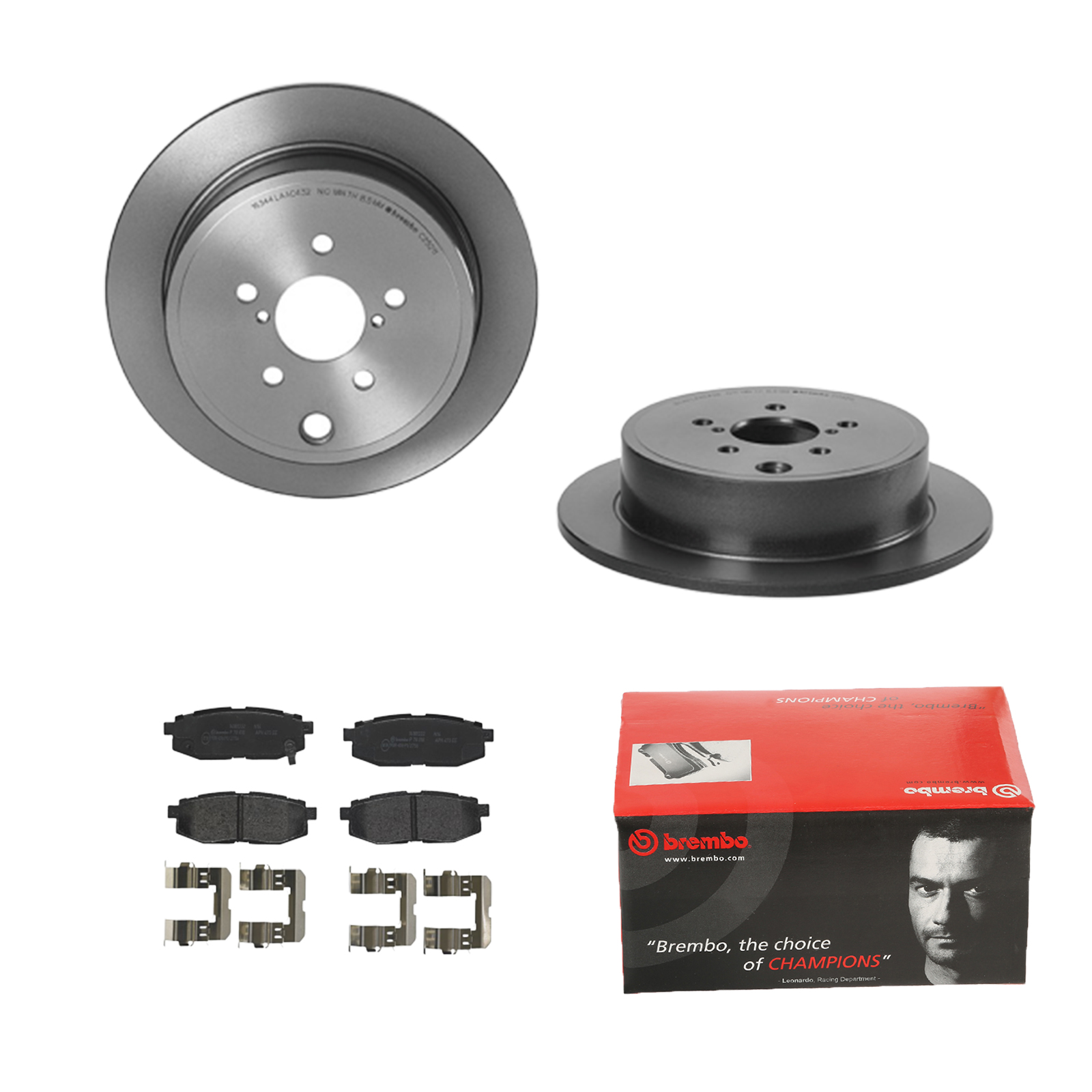 BREMBO Bremsensatz, Scheibenbremse ijdtidk3v0 Hinterachse Voll 286mm 10mm für SUBARU TOYOTA
