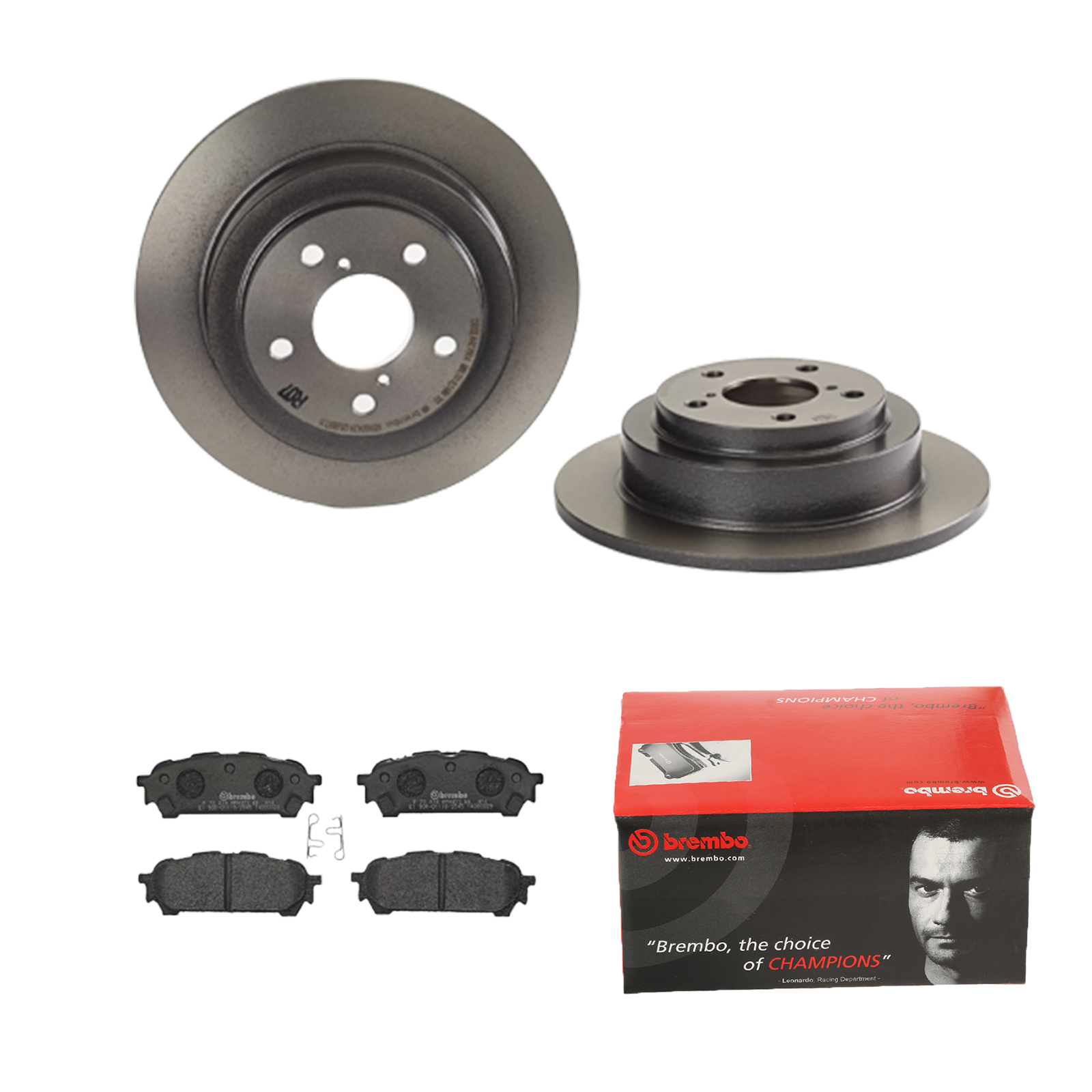 BREMBO Bremsensatz, Scheibenbremse ijdtidk472 Hinterachse Voll 266mm 10mm für SUBARU