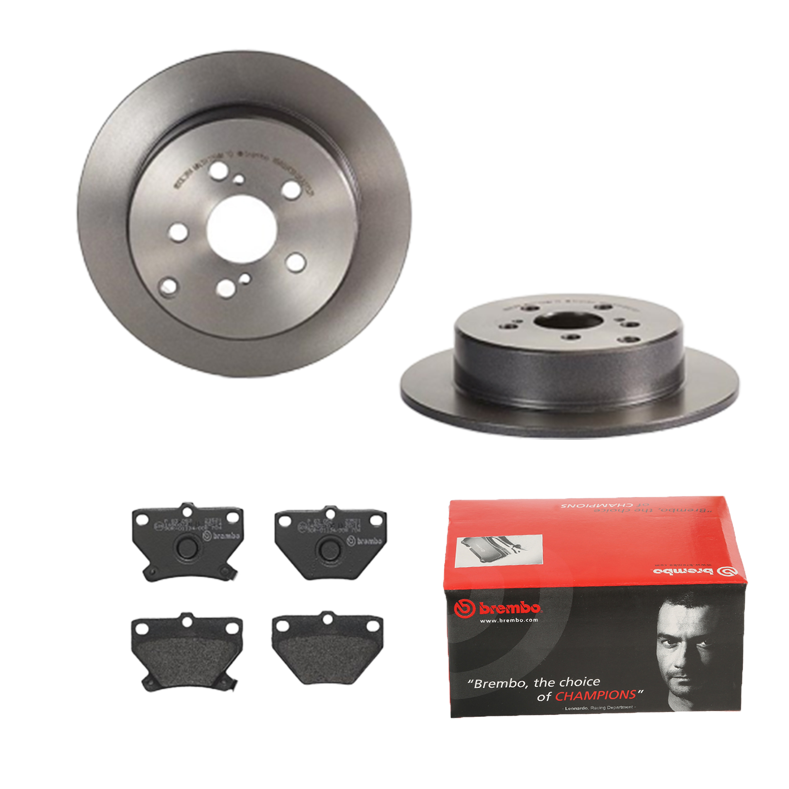 BREMBO Bremsensatz, Scheibenbremse ijdtidk4j4 Hinterachse Voll 269mm 9mm für PONTIAC TOYOTA