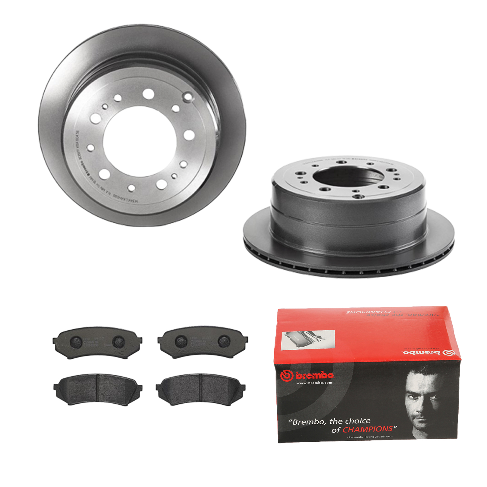 BREMBO Bremsensatz, Scheibenbremse ijdtidk578 Hinterachse Innenbelüftet 329mm 18mm für TOYOTA LEXUS HONDA
