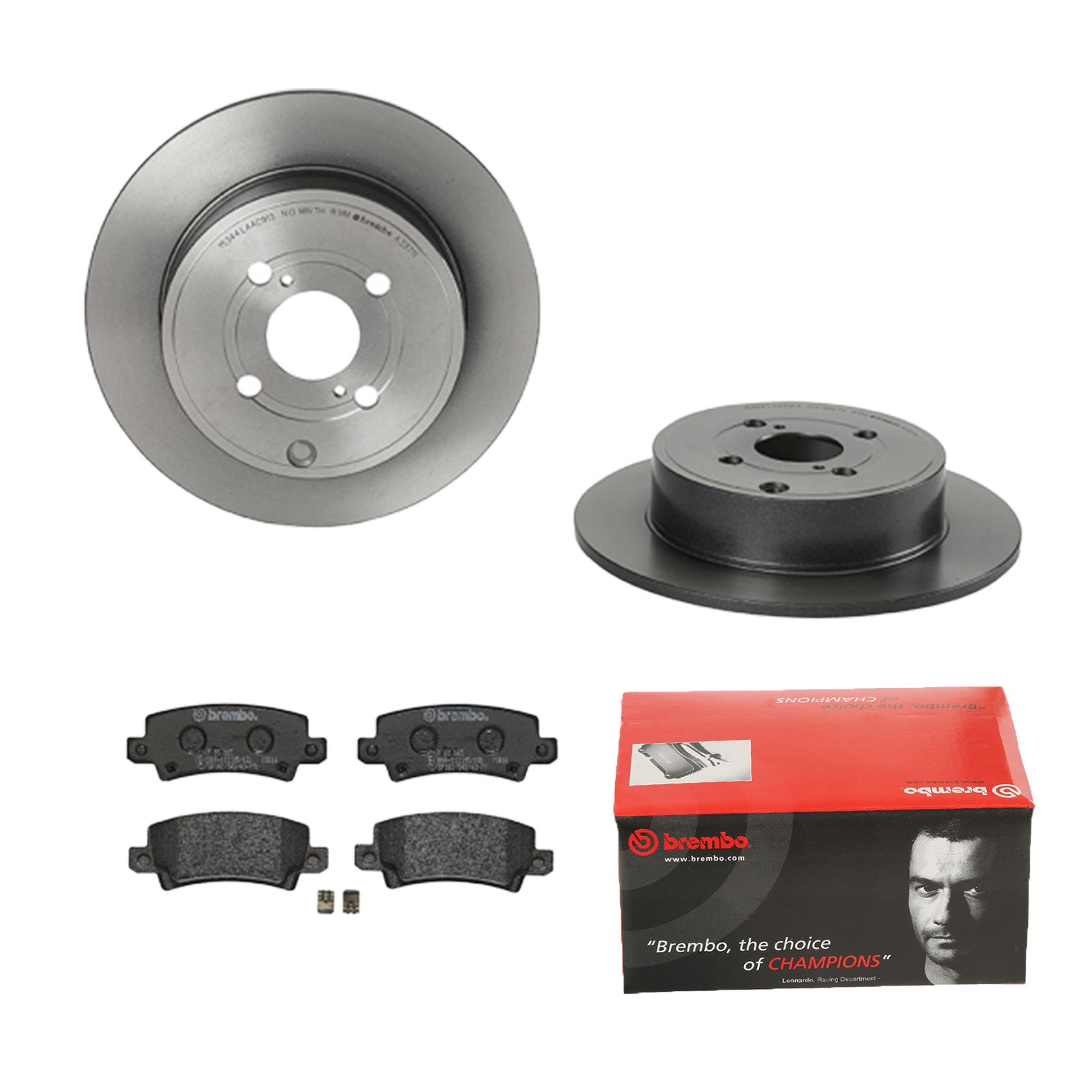BREMBO Bremsensatz, Scheibenbremse ijdtidk5d4 Hinterachse Voll 279mm 9mm für TOYOTA