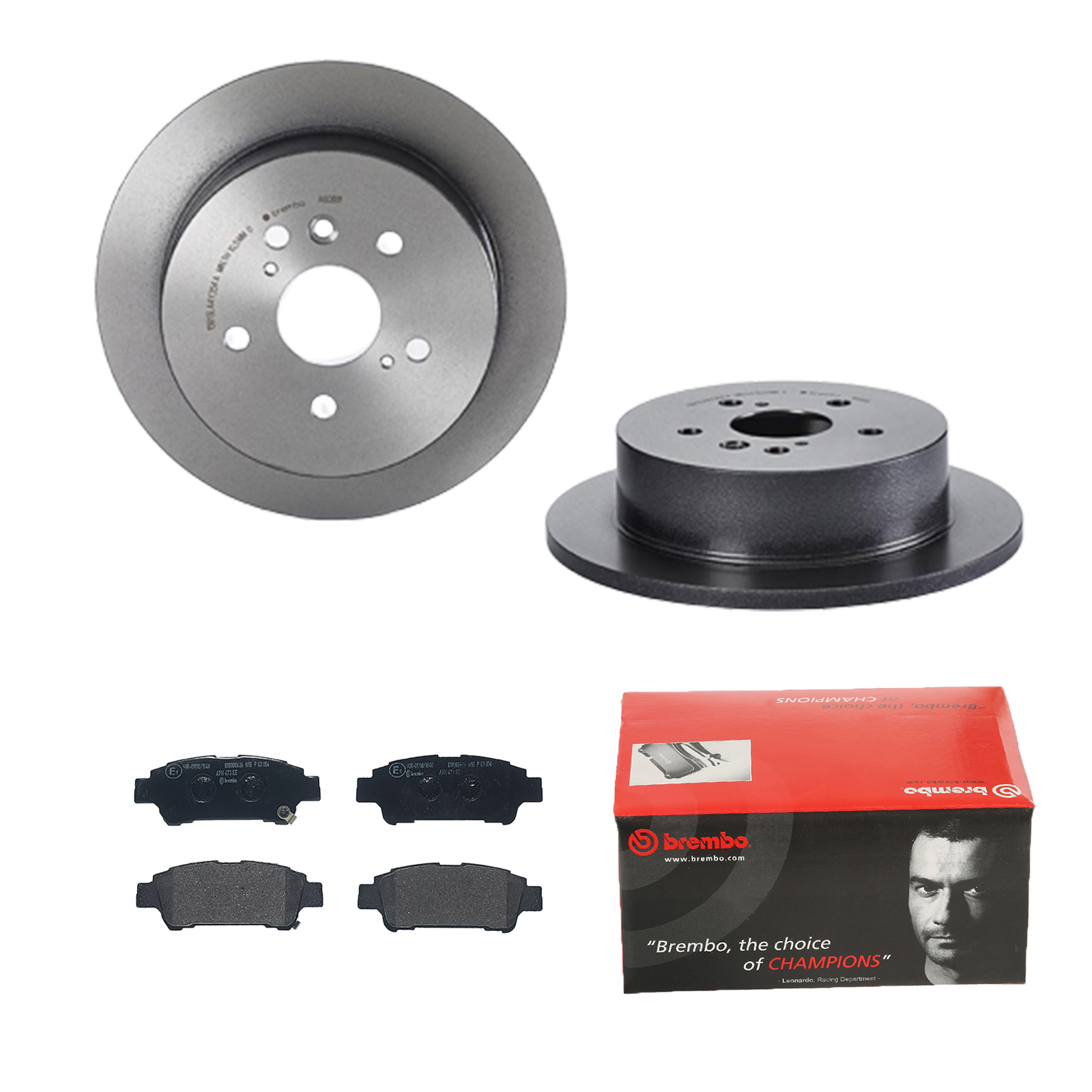 BREMBO Bremsensatz, Scheibenbremse ijdtidk5p6 Hinterachse Voll 291mm 12mm für TOYOTA